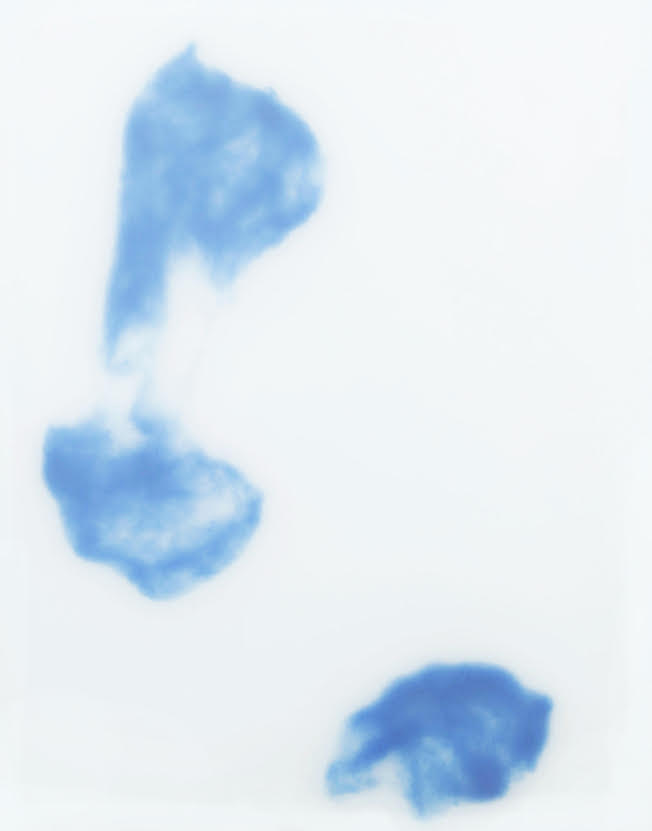 PEINTURES Série Les Inaperçus, Bleu poudre, 2021/2016