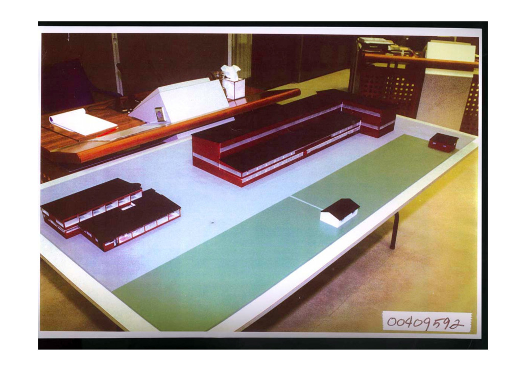 IT-99-36: Brdjanin. Picture of Omarska Camp Model (0400-9592) Document Type: Exhibit P1128.4 • Date: 30/10/2002 • By: Prosecution