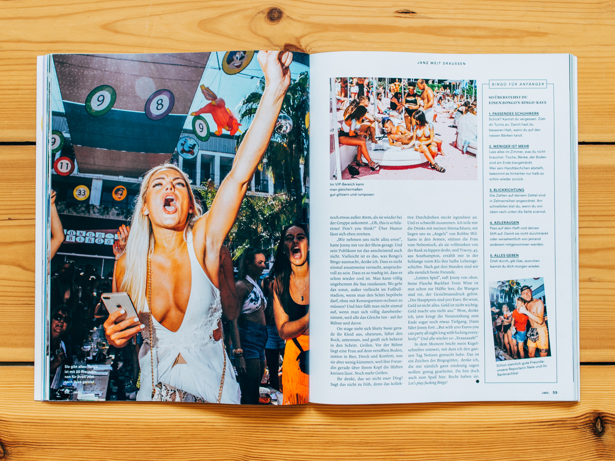 JWD Magazin / Bongo's Bingo, Ibiza / Juli 2019