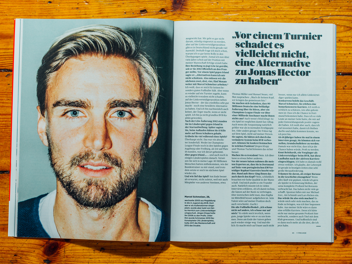 11 Freunde #182 / Marcel Schmelzer, Interview des Monats, Dezember 2016