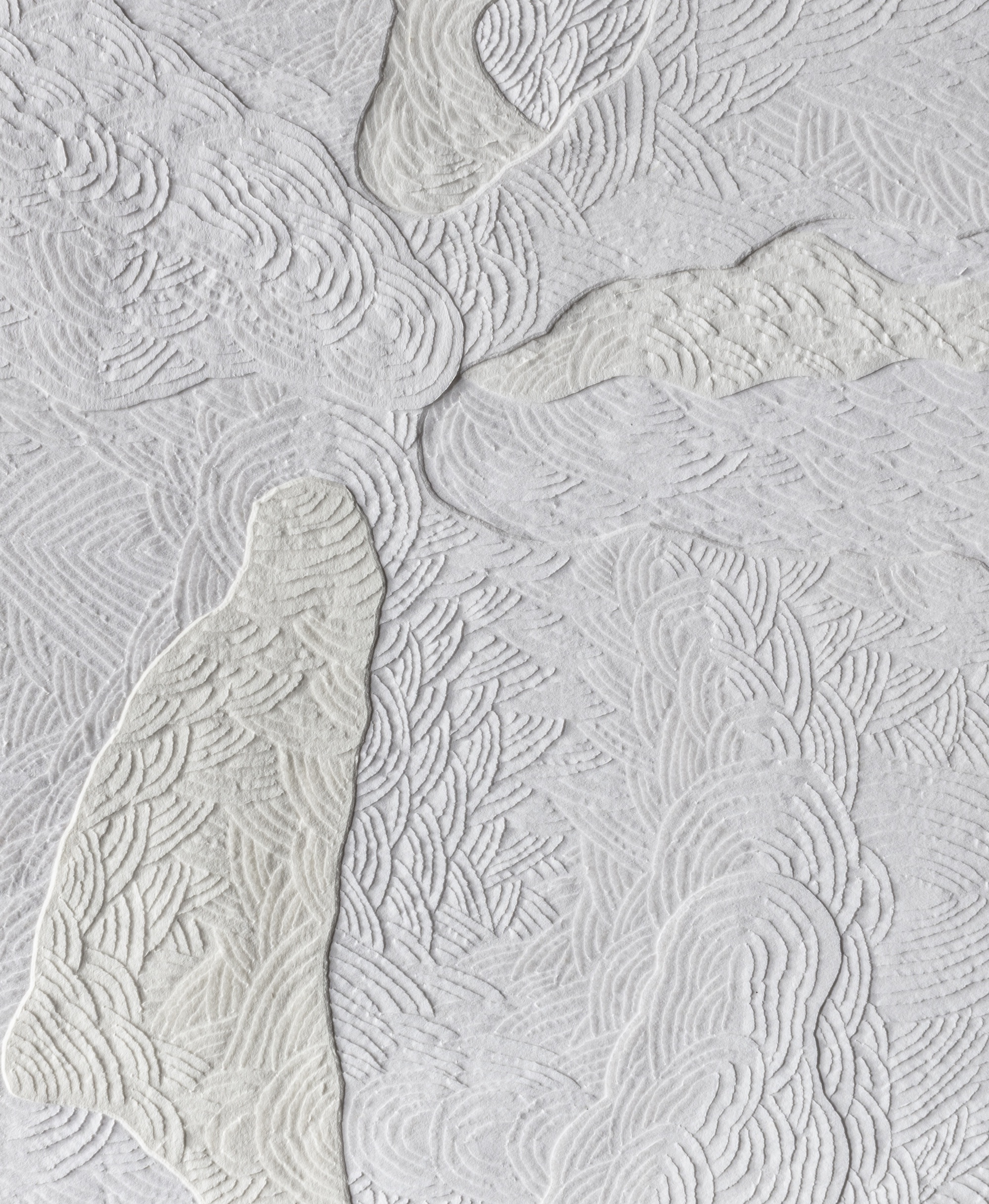  Untitled, 2016 (detail) . Cut and carved paper . 30 x 21 cm