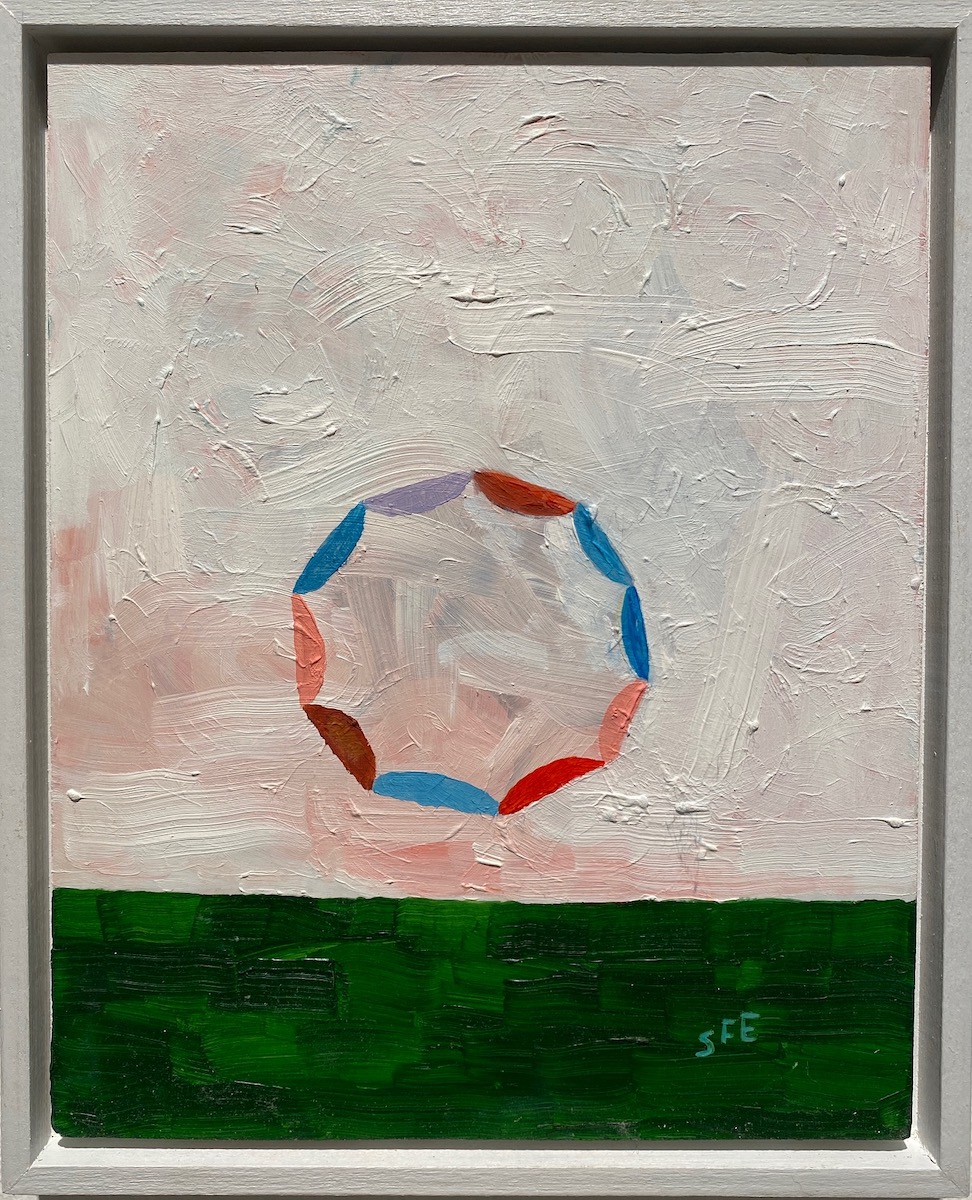 Enter, 2021, Oil on panel, 10 x 8 in. $800