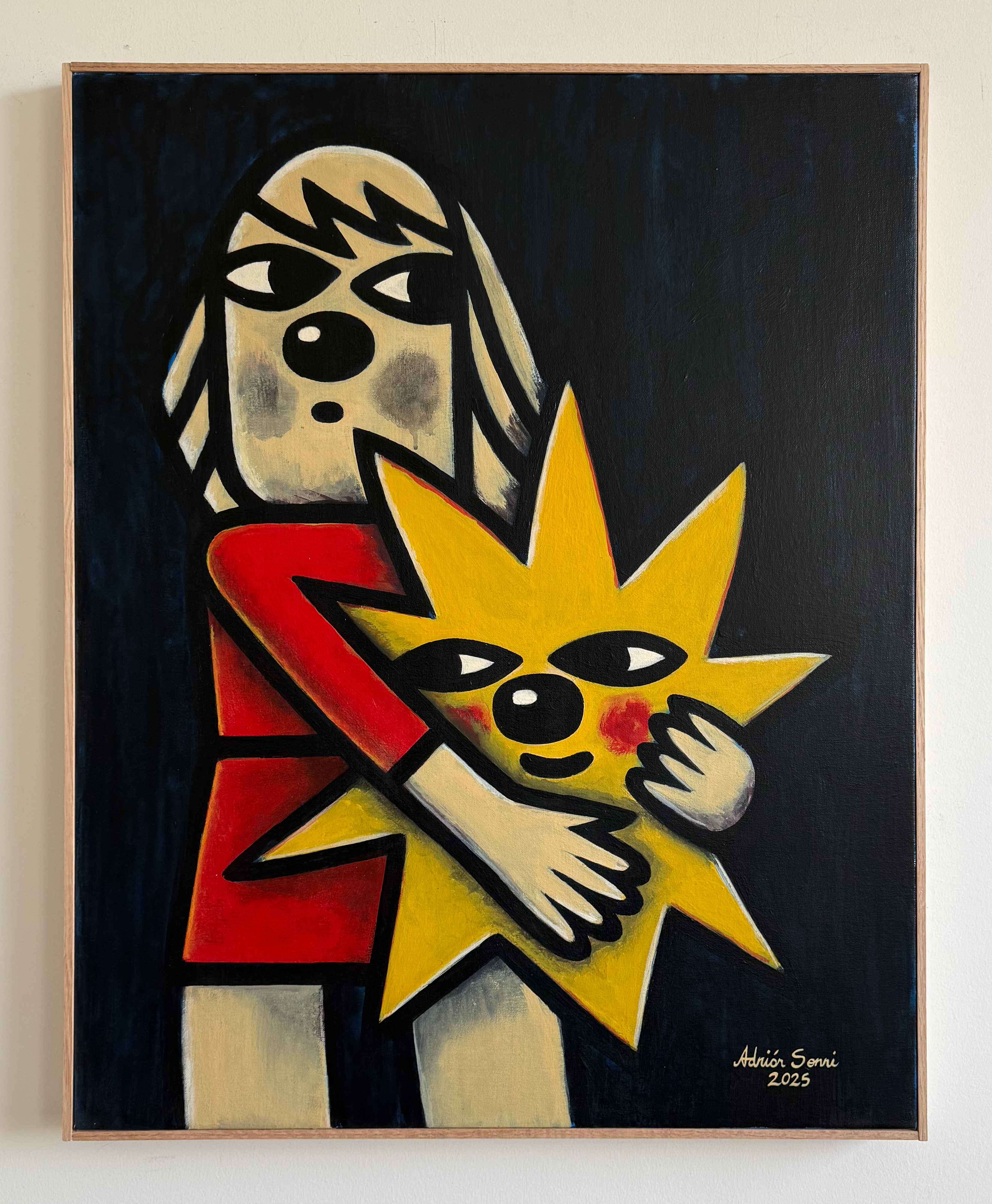 A STELLAR BONDACRYLIC PAINTING ON CANVAS30x24 INCHES2025PRICE UPON REQUEST>> hola@sonni.world