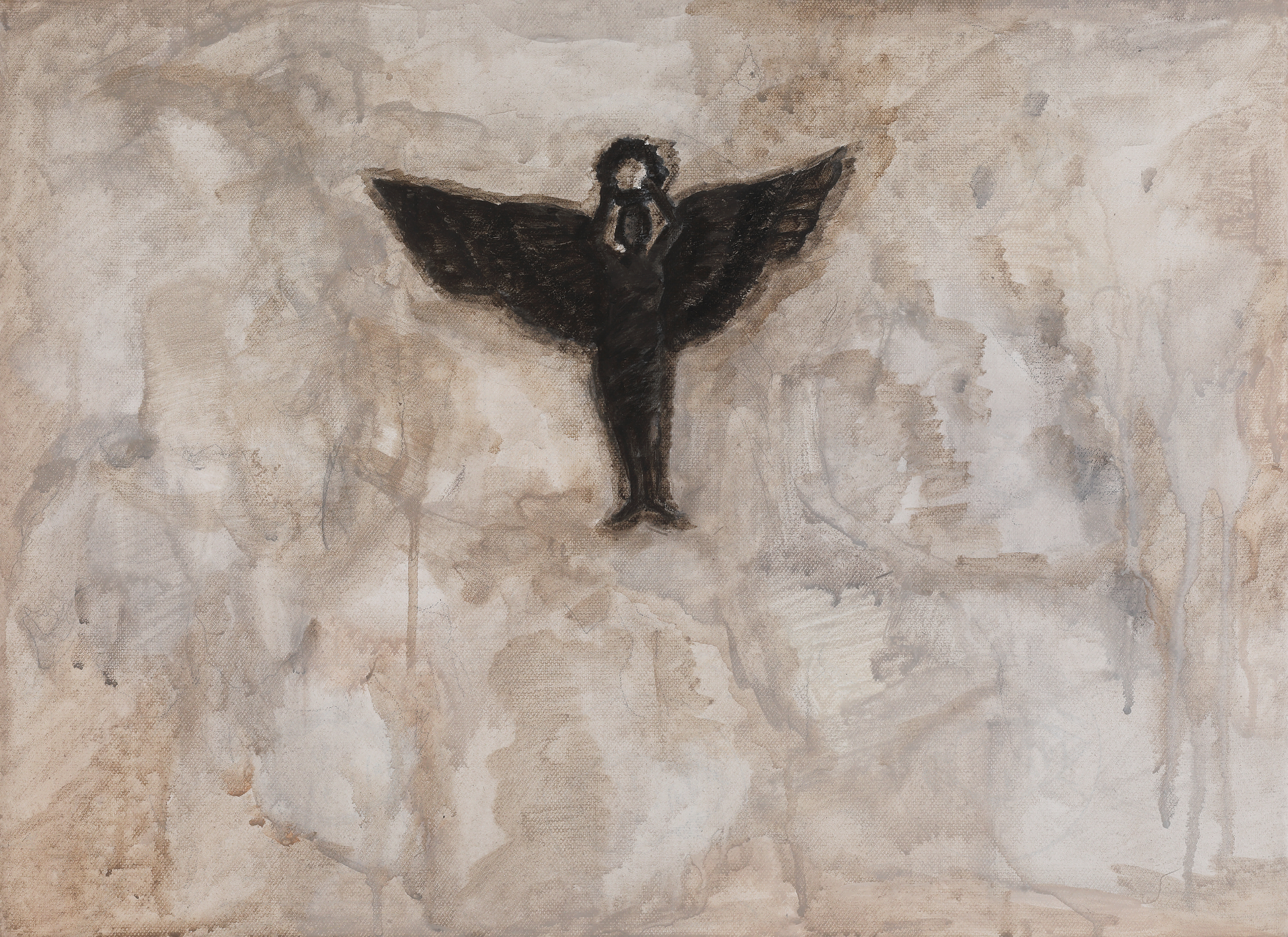 천사 Angel_acrylic on canvas_33.4x45.5cm_2021