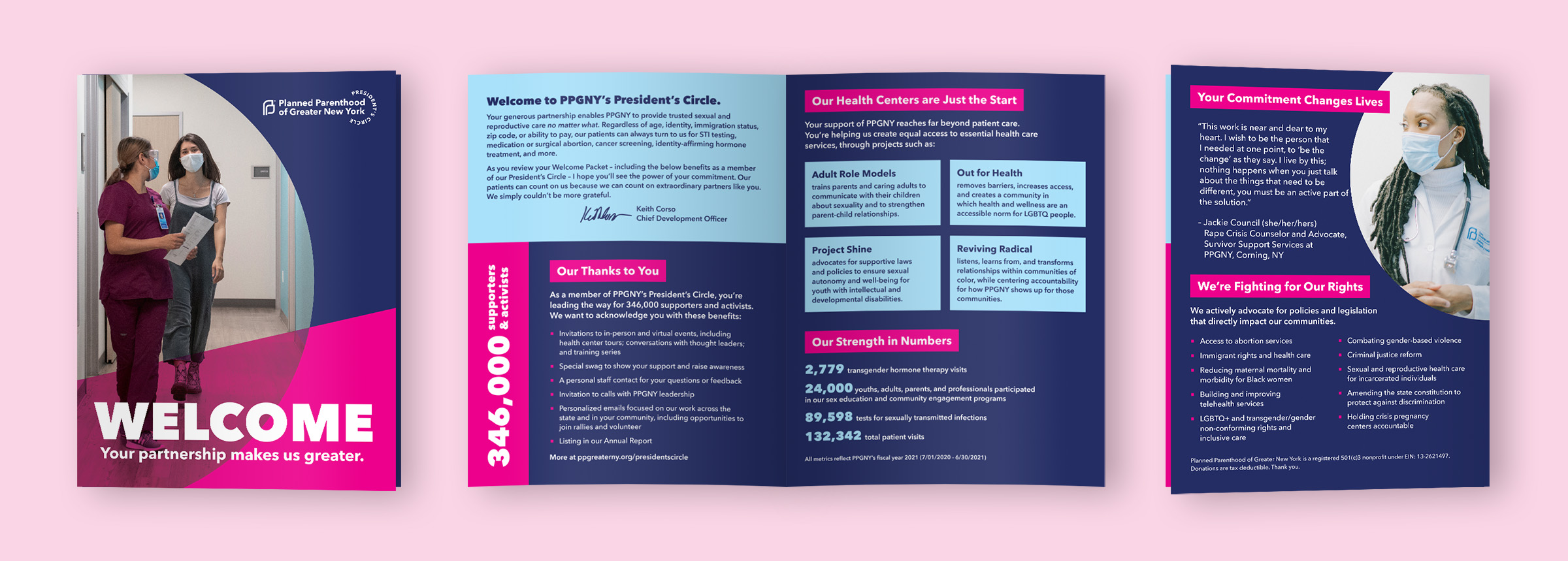 President's Circle 2022 Welcome Packet Insert