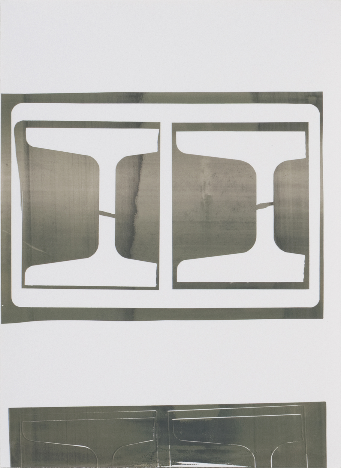 Untitled, 2009, Silkscreen (gouache) on Fabriano Rosaspina-white paper, 50 x 70 cm