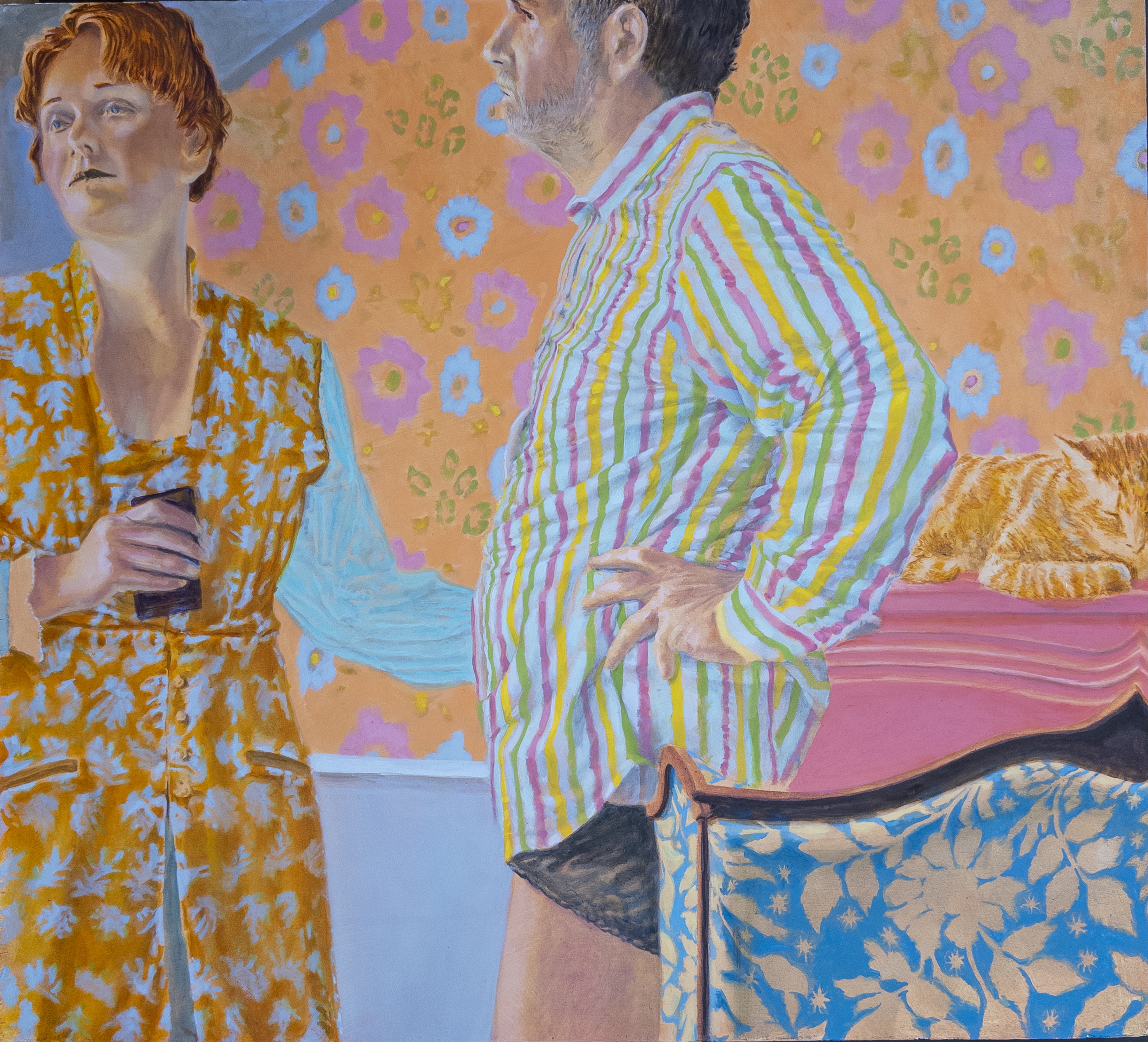 A different way of feeling, oil on panel, 21 x 24 in
