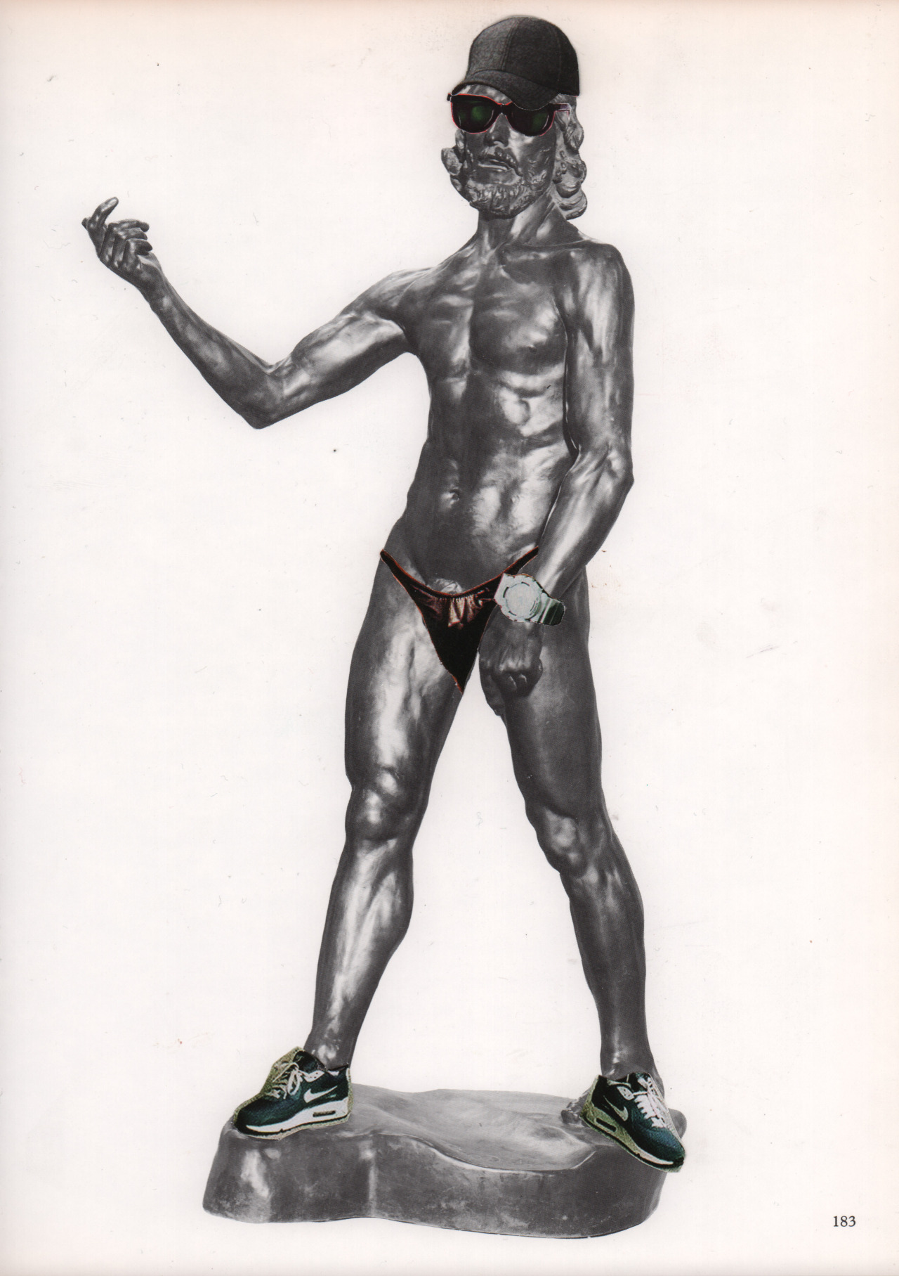  St. John the Baptist Preaching, 2016, photomontage, 21.5 x 30 cm