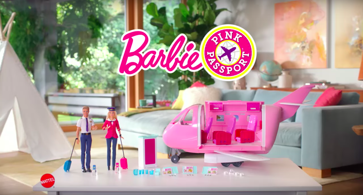 barbie passport jet