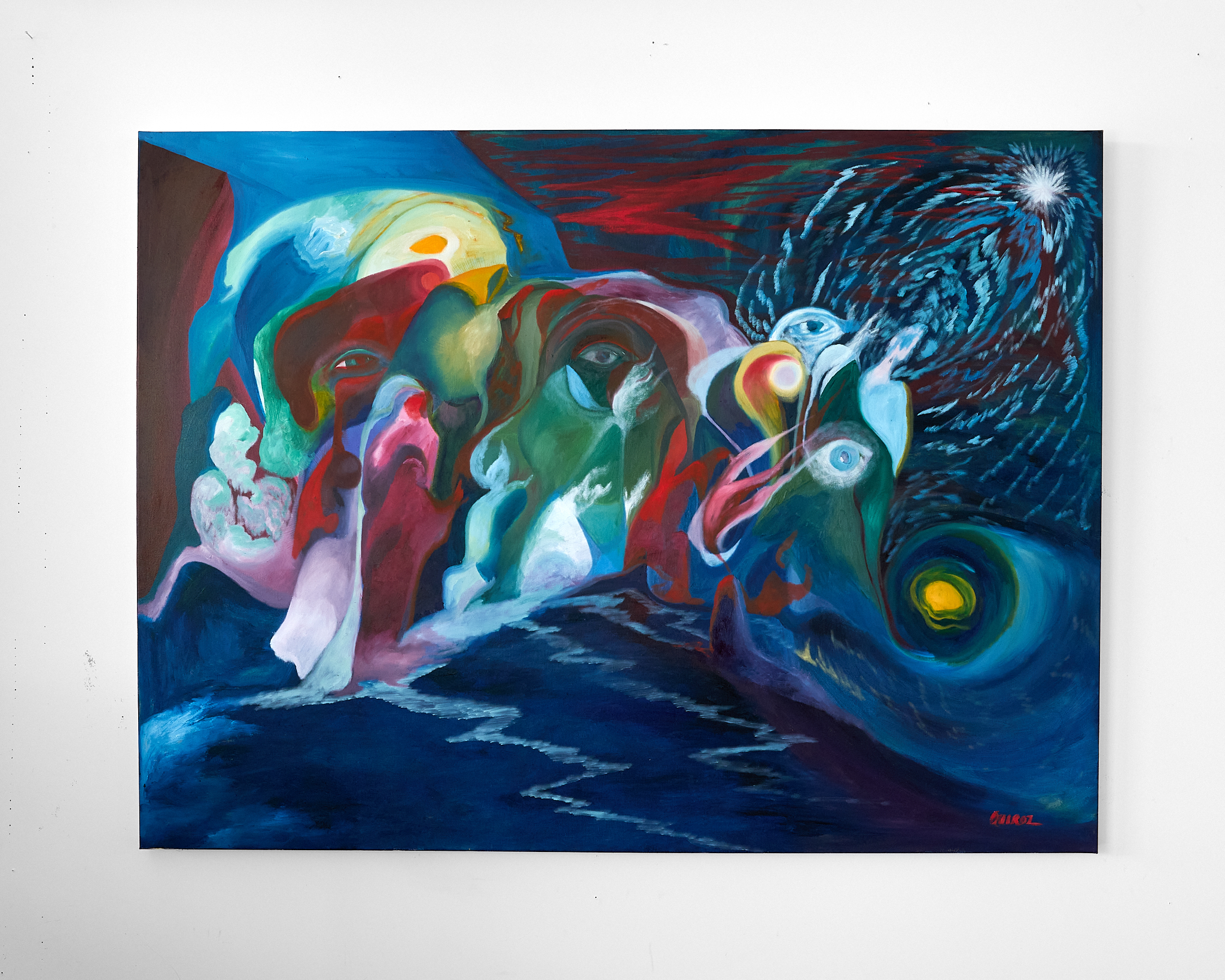 The Heisenberg Principle 48x36 - Oil on Canvas 2025