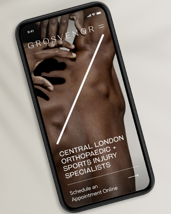 Grosvenor Orthopaedic Partners | Rebrand