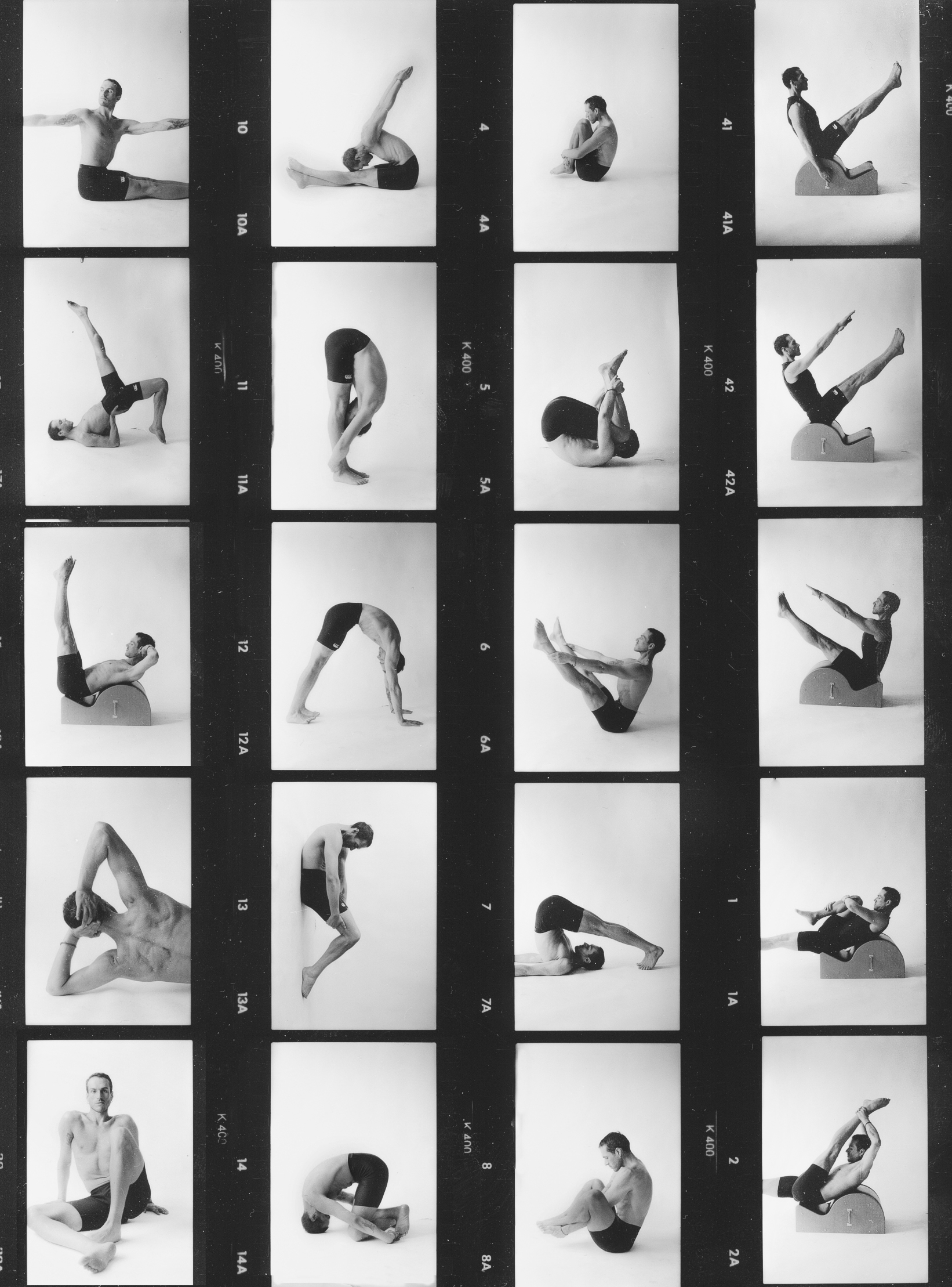 PILATES: Andrés exercises, perfecting the Pilates postures. Originally from the coast of Chile, Andrés has worked as an instructor at the most traditional Pilates school in places like Canada, Miami and Santiago. Today he lives on the island of Bermuda and is about to move to the United States or Europe.