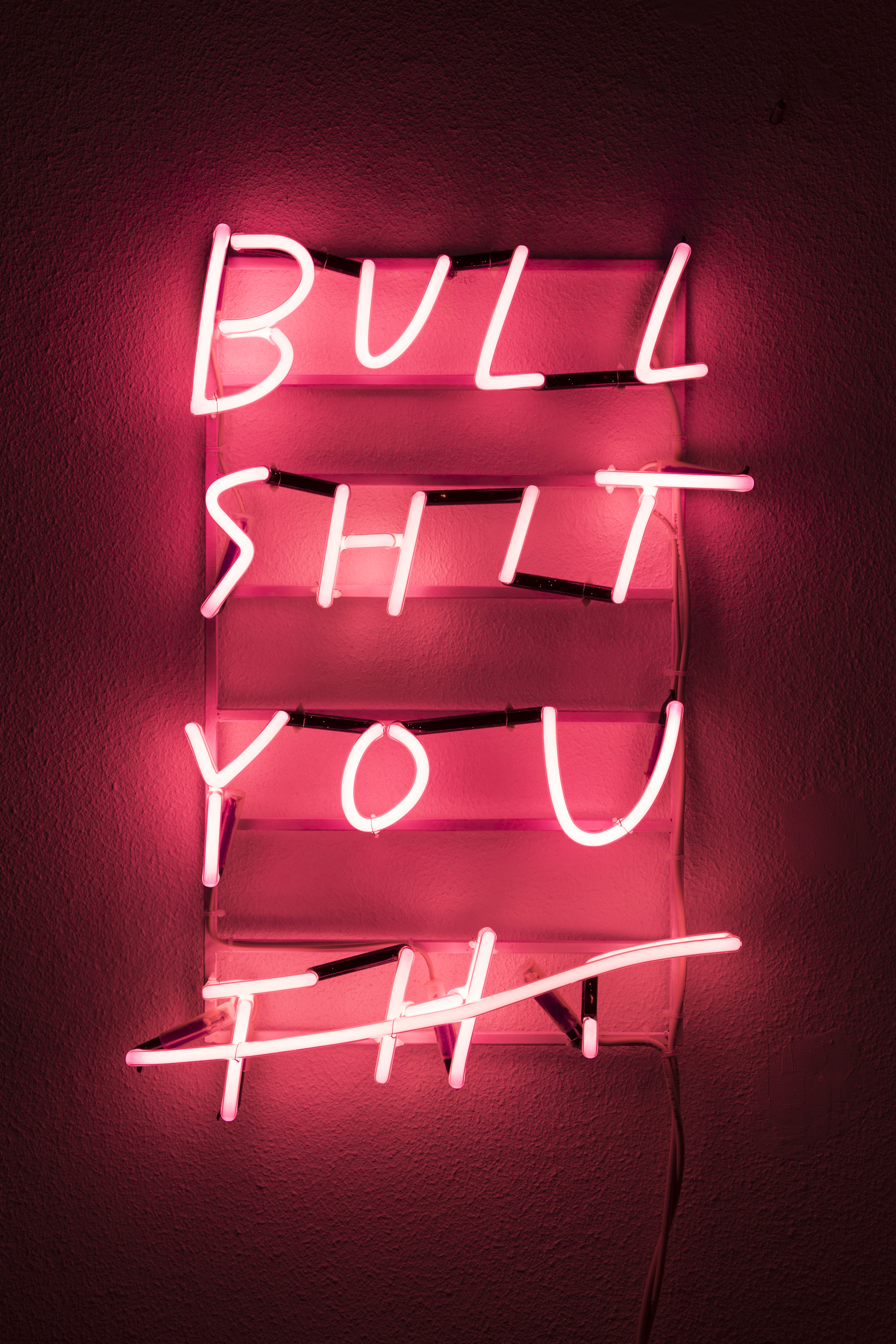 Bull Shit You th. 2015Neon light
