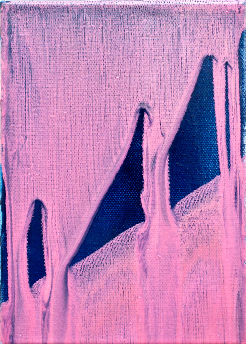 A (And A), But, 2015, 5"x7", Oil on canvas 
