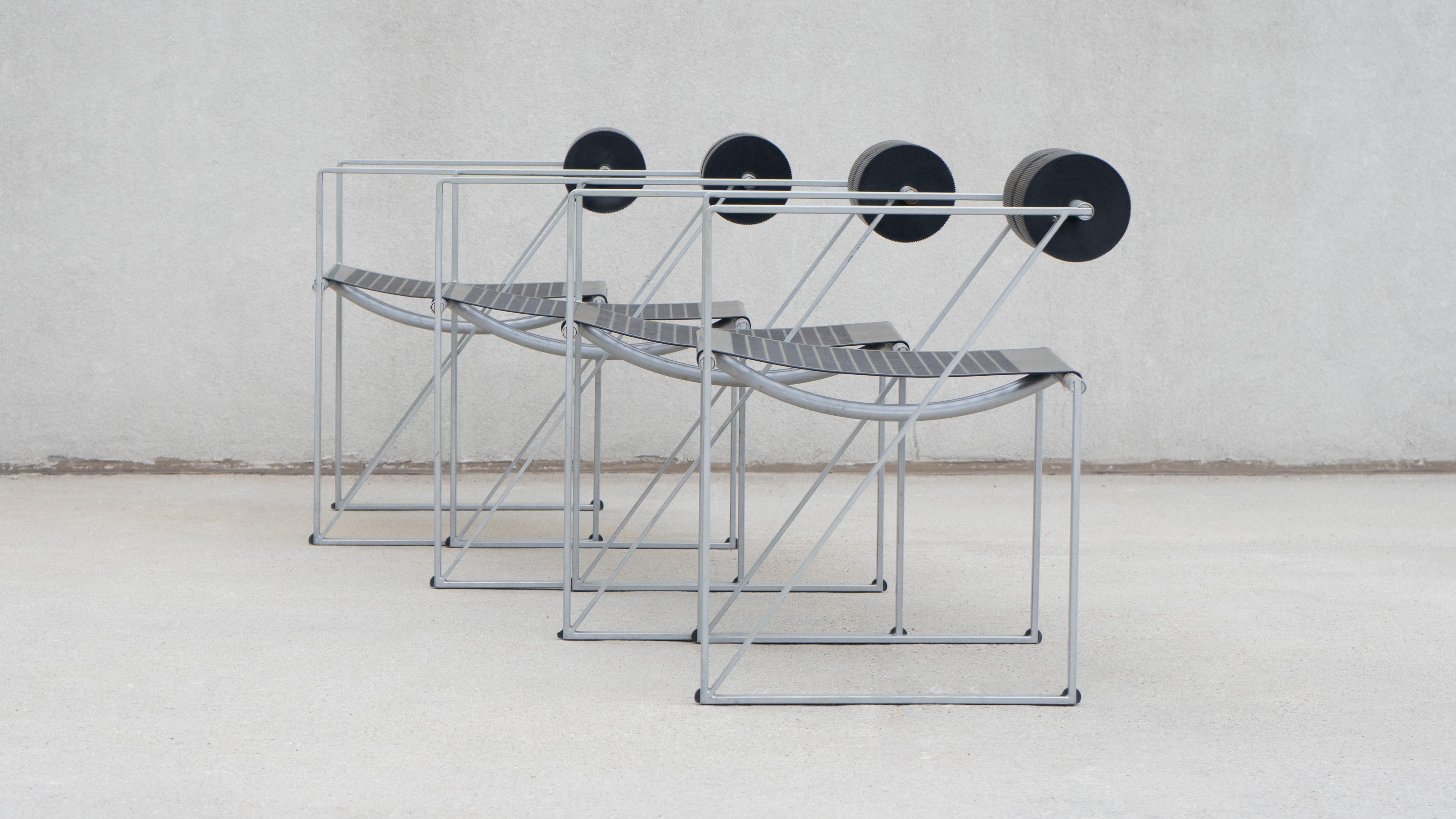 SWEETERFAT MARIO BOTTA SECONDA CHAIR RARE CHAIR FOR ALIAS POSTMODERN 80S DESIGN