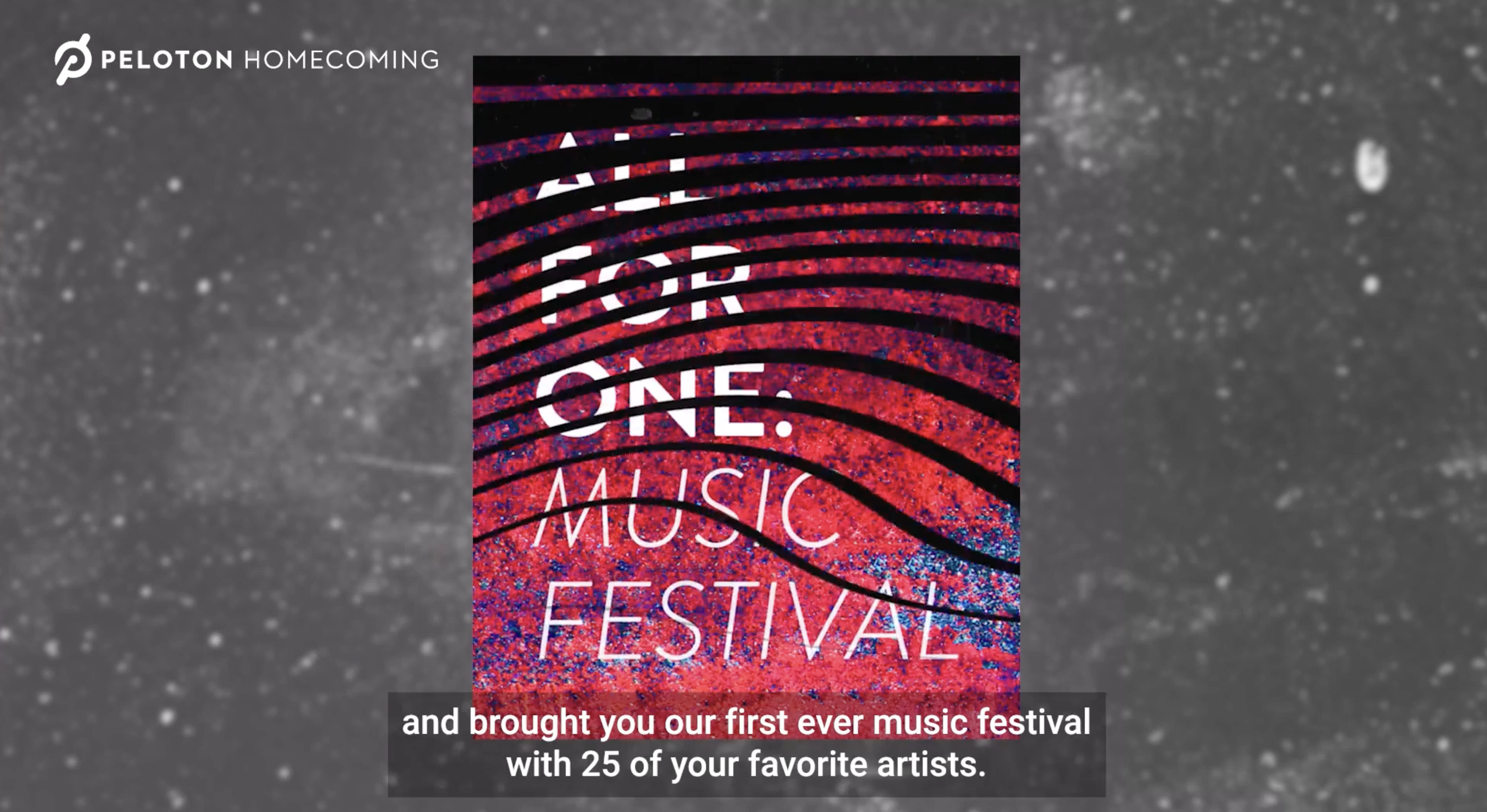 All the Details on Peloton's All For One Music Festival 2022