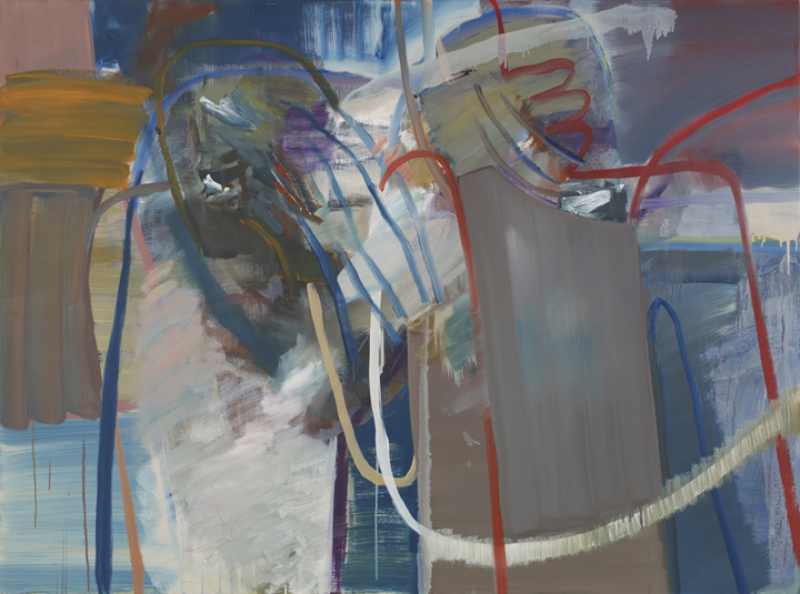 무제(벚꽃놀이2) Untitled(Cherry Blossom Viewing 2), 2015, acrylic and oil on linen, 97x130 cm