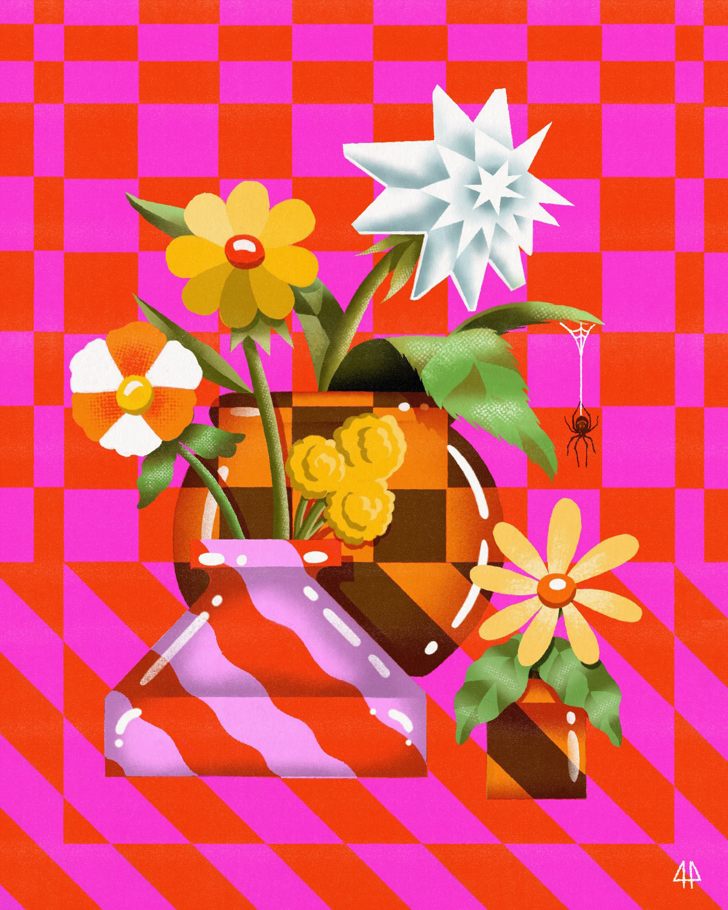 Unstill Life - 8"x 10" Riso Print