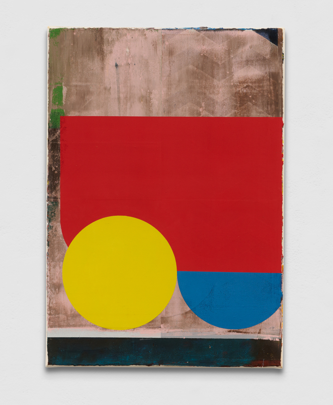 Keaker’s Last Ride, 2025, pigments and binder mediums on polycotton canvas, 54cm x 37.5cm