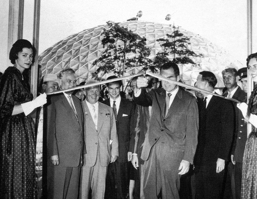 Richard Nixon Pavillon american de l'exposition universelle de Moscou, 1959