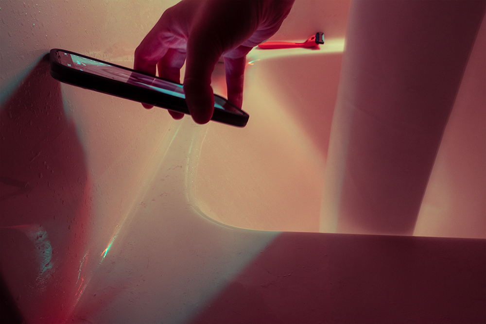 From The Shower, Archival Pigment Print, 24”x36”, 2023