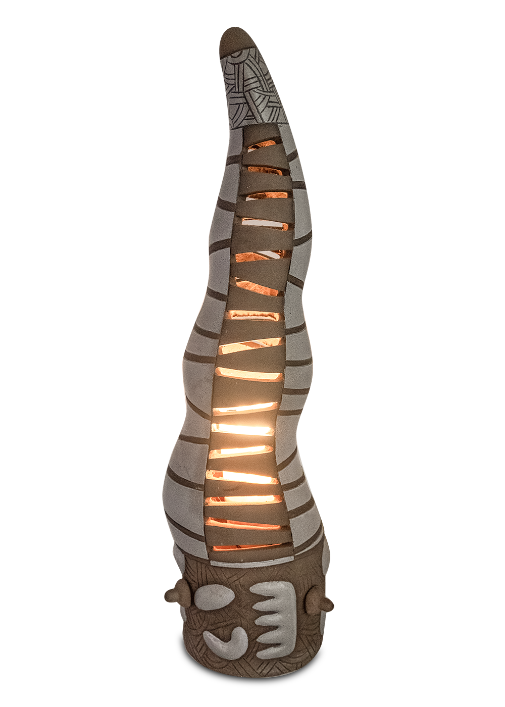 Contessa (Refrattario nero e smalto, cm 15x46x15, 2002)