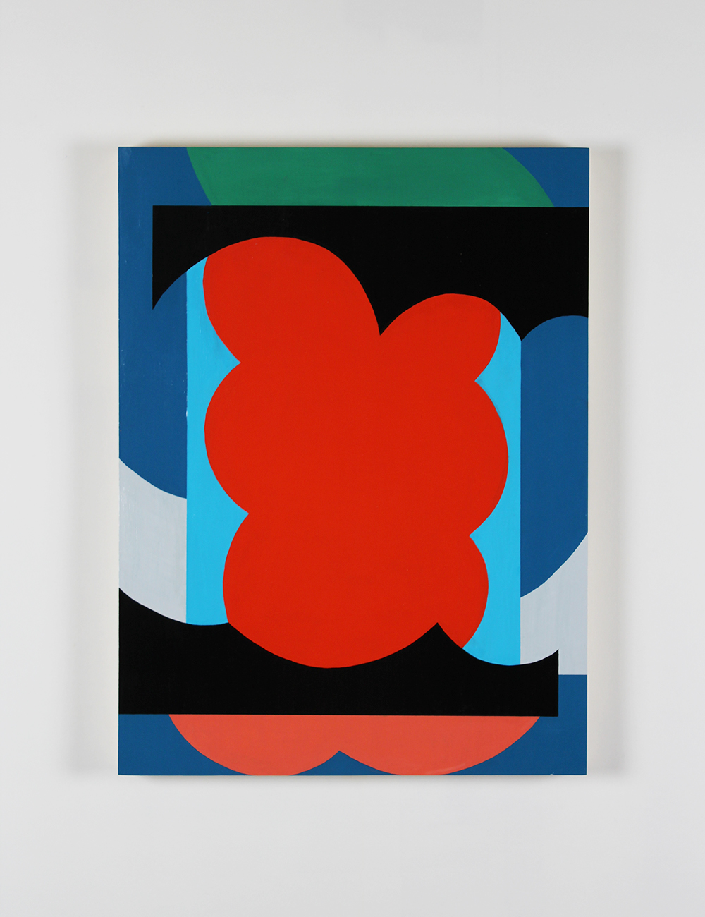 Untitled, 45x60cm, Acrylic on plywood panel, 2017