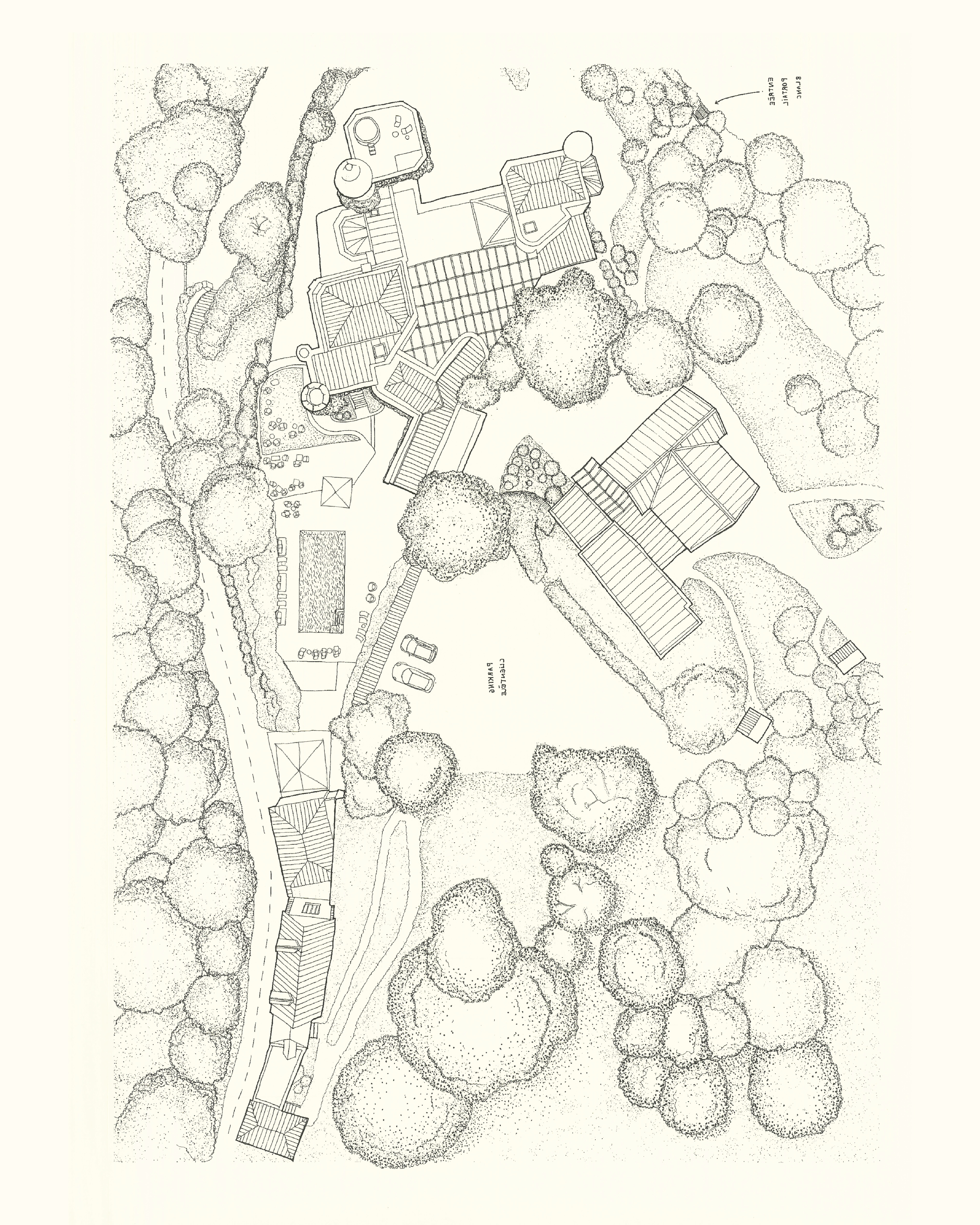 CARTOGRAPHIE DESSIN  • LE DONJON
