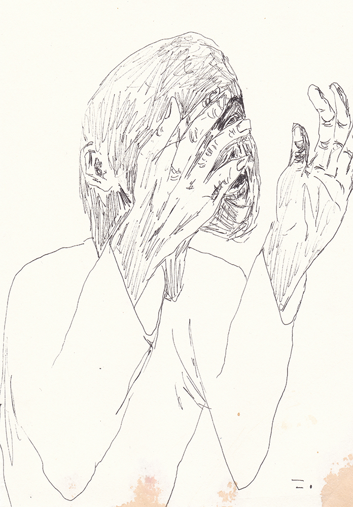 OMG, 2017, pen on paper, 21*14.8(cm)