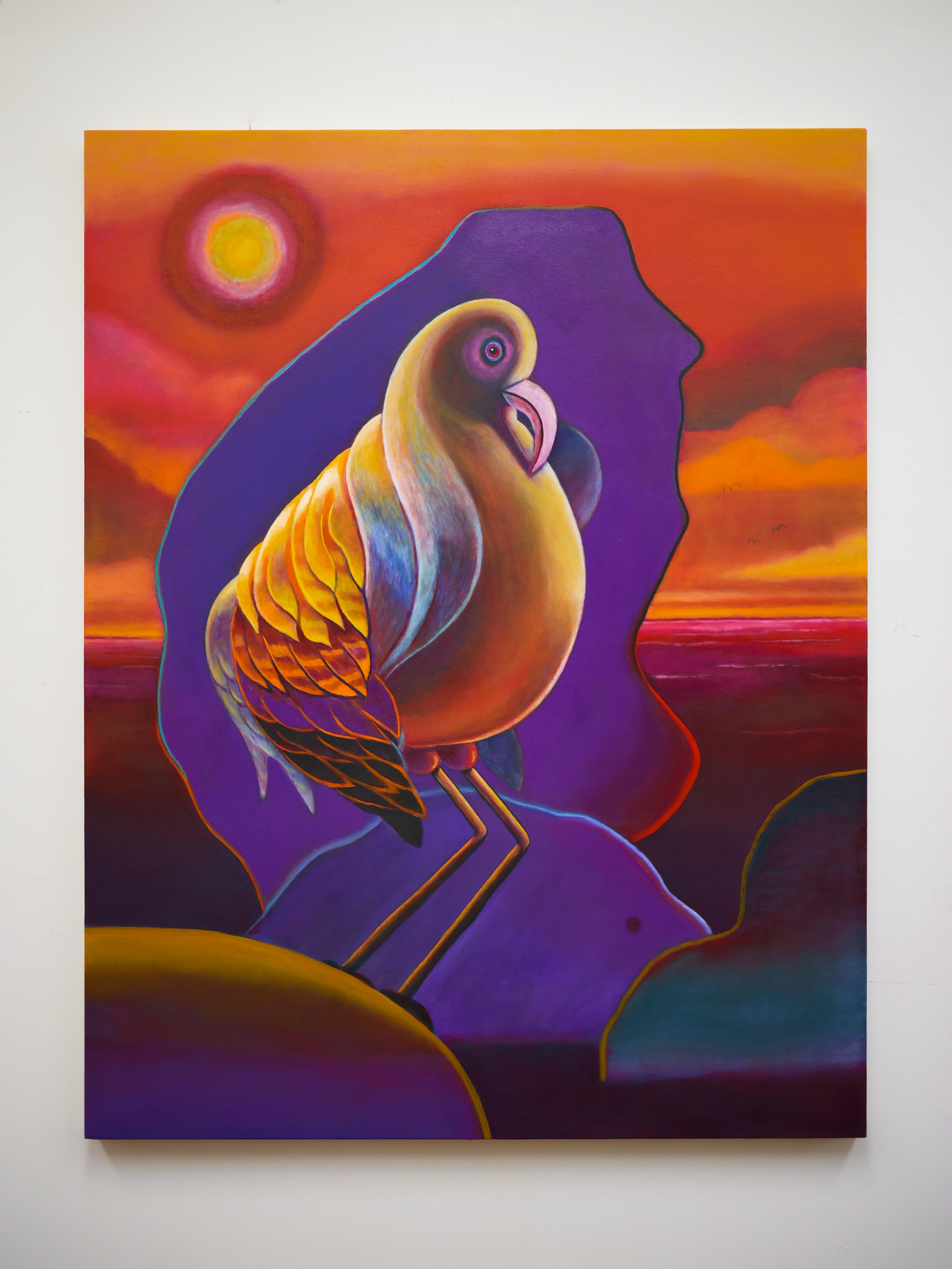 New Era, 2023, acrylic on canvas, 54 x 42 inches.