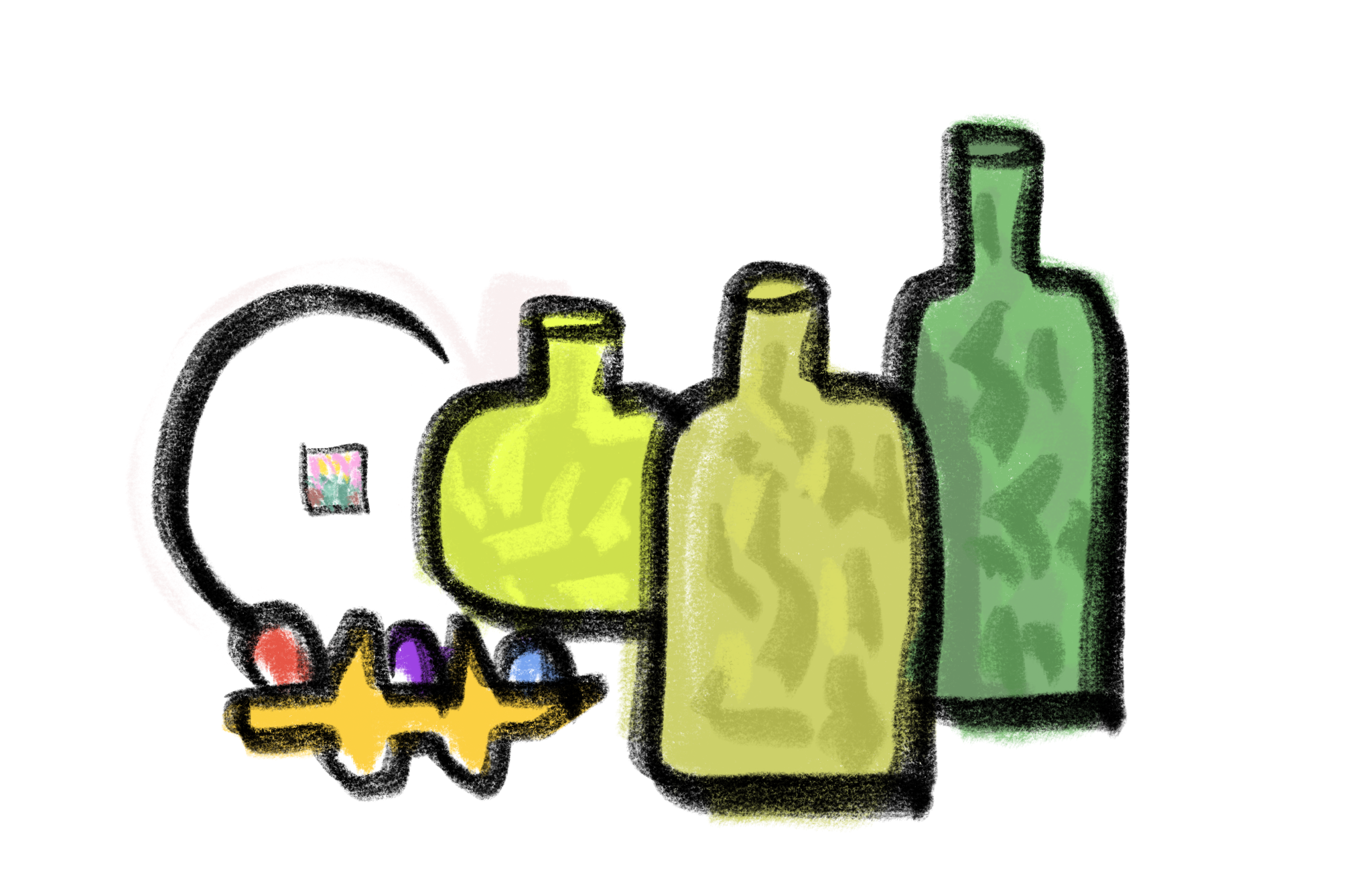 Pate de Verre - Still Life Collection