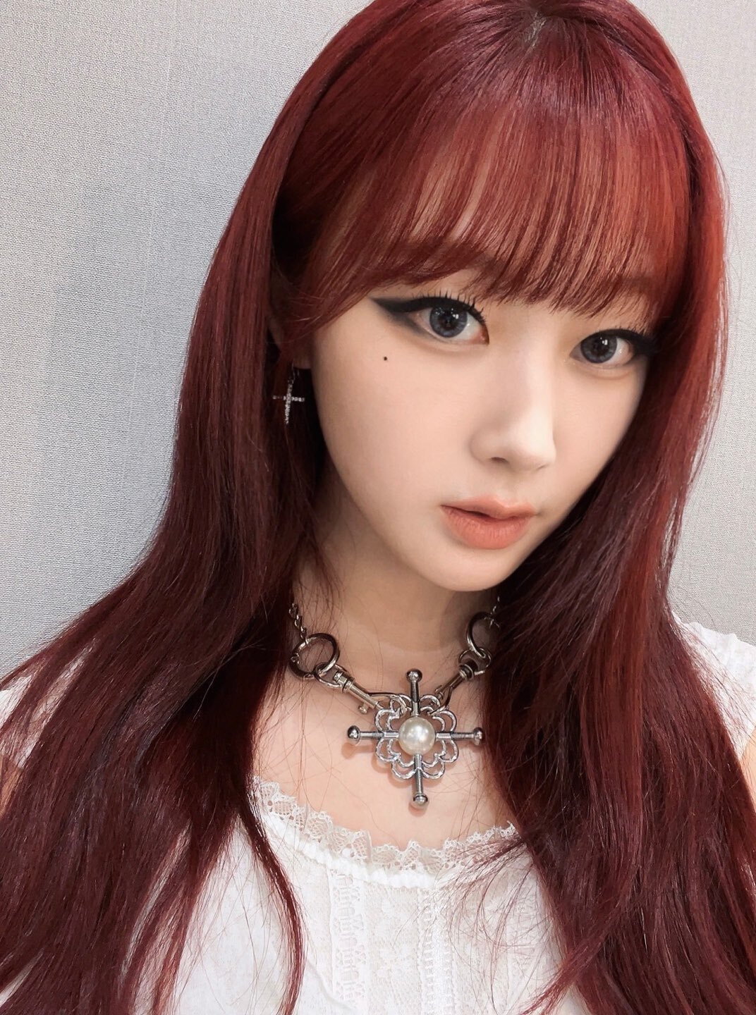 Giselle of Aespa wearing Pearl Nipple