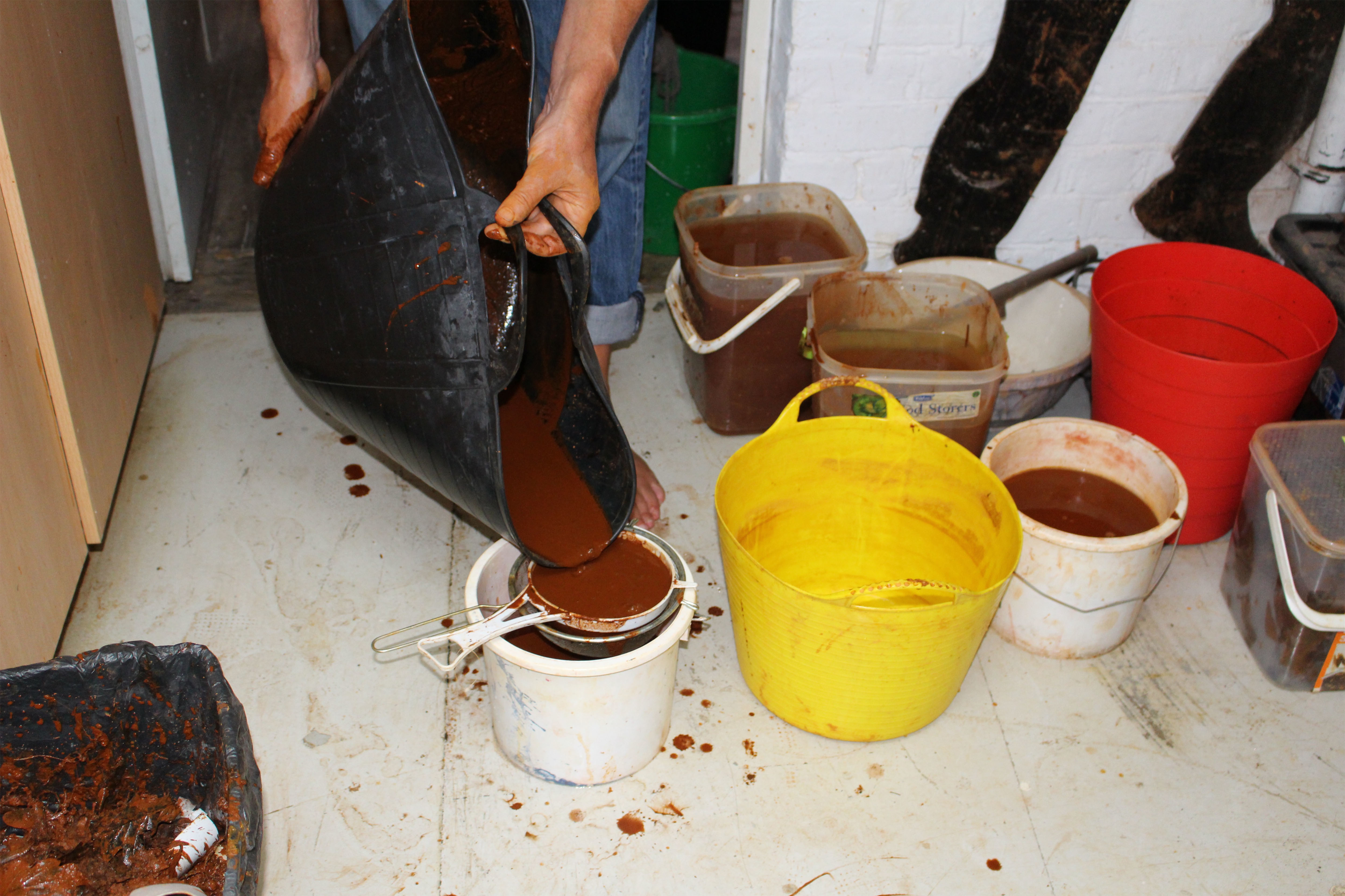 Processing ochre
