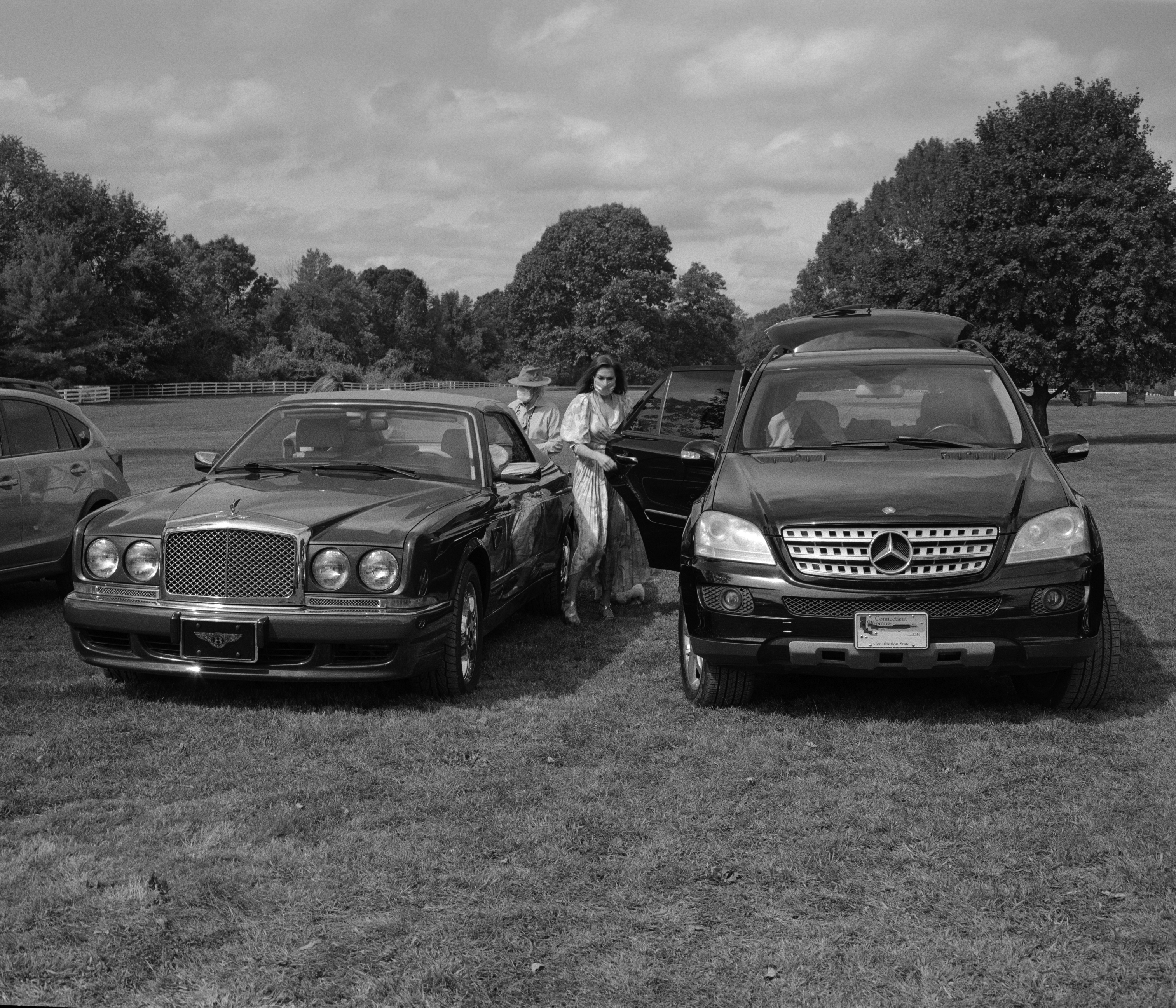 Polo parking lot, Greenwich Polo Club. Greenwich, Connecticut, USA, 2020.