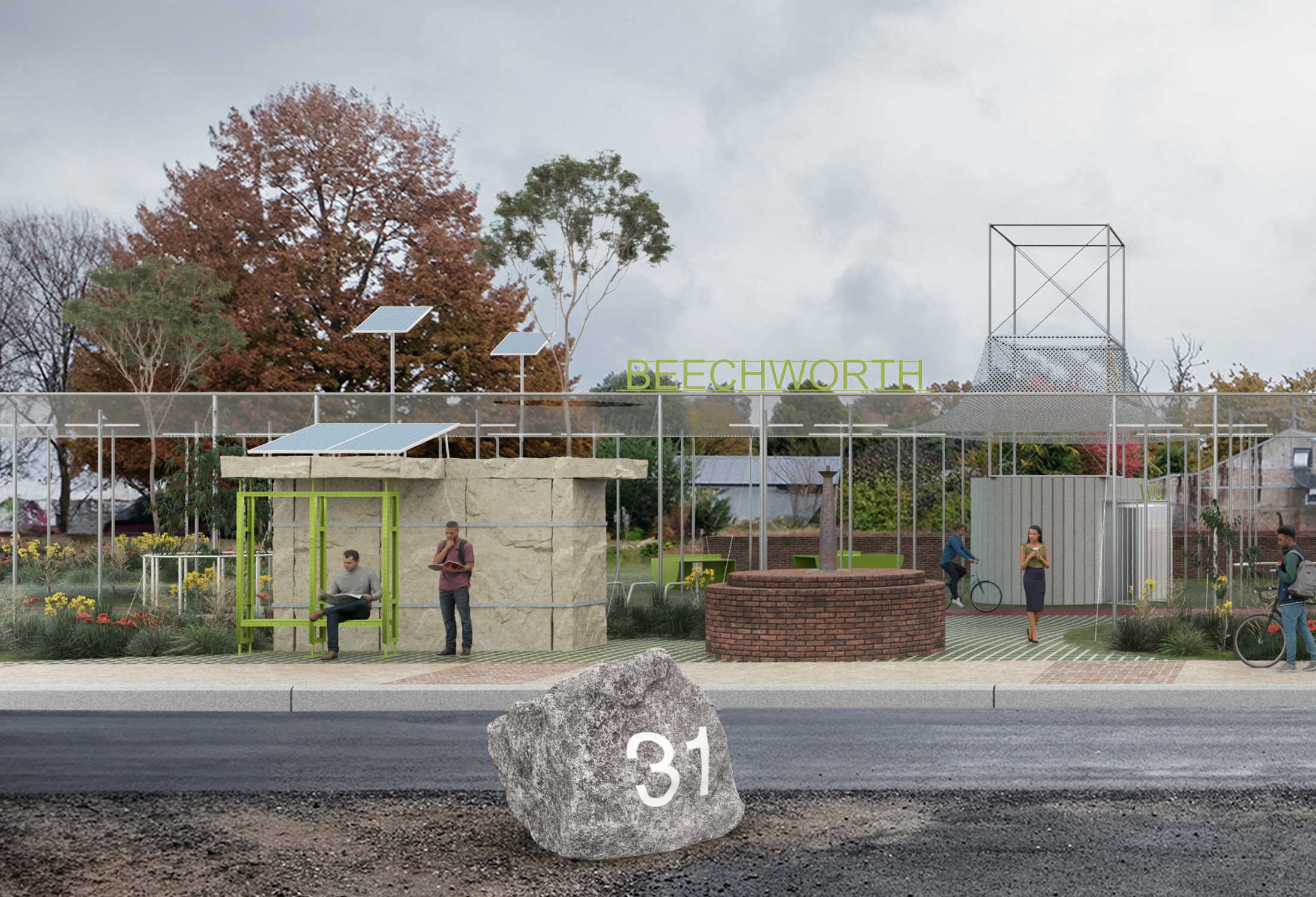 Murray to Mountains Rail Trail, Beechworth Restop, 2024