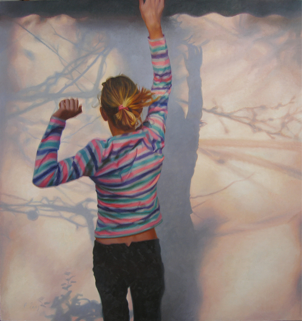 "Hidden", 2015, oil on canvas, 150 × 140 cm