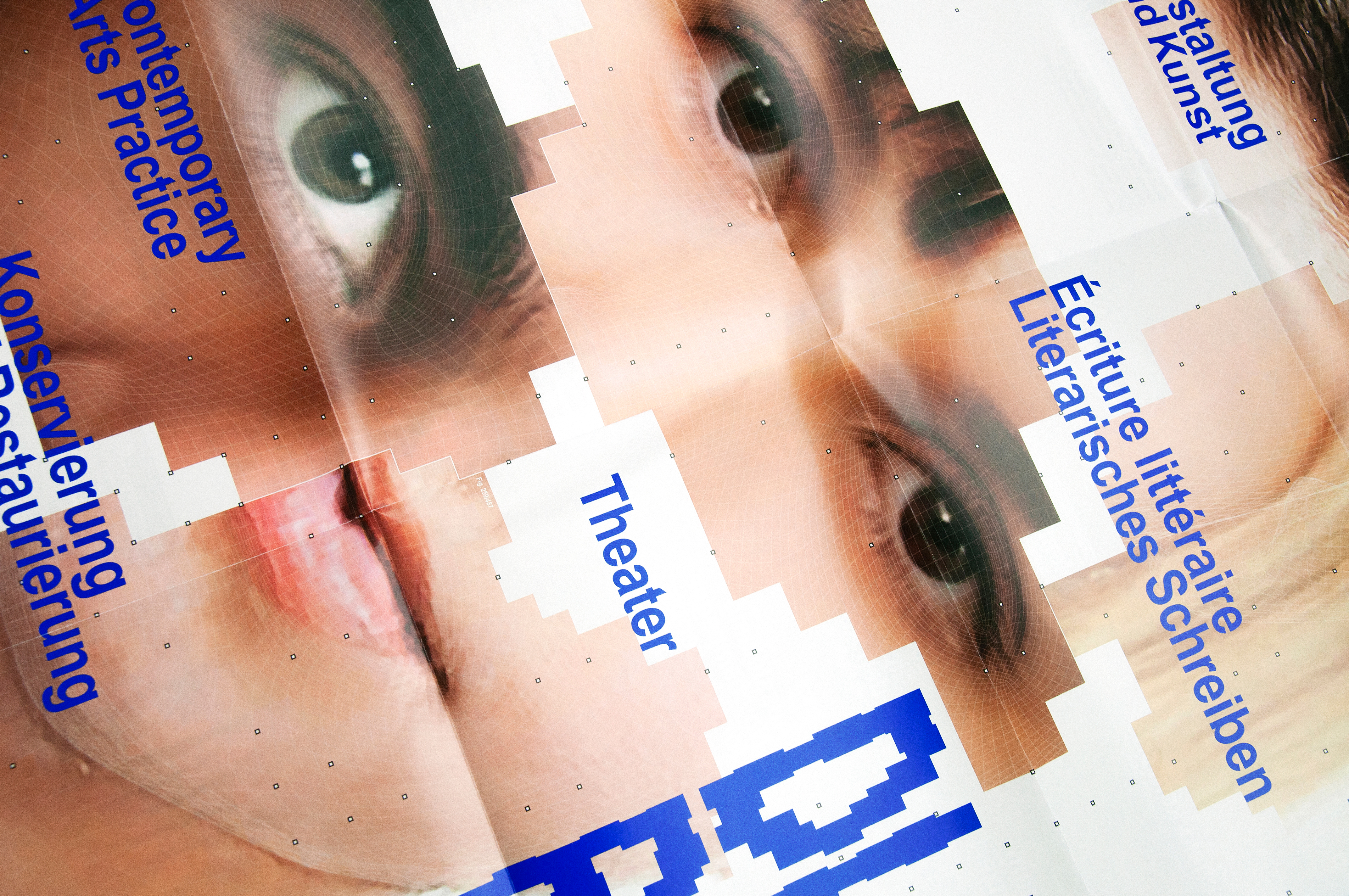 HKB Diplome 22 – A2 Faltplakat, 2022, Zusammenarbeit mit HKB Atelier