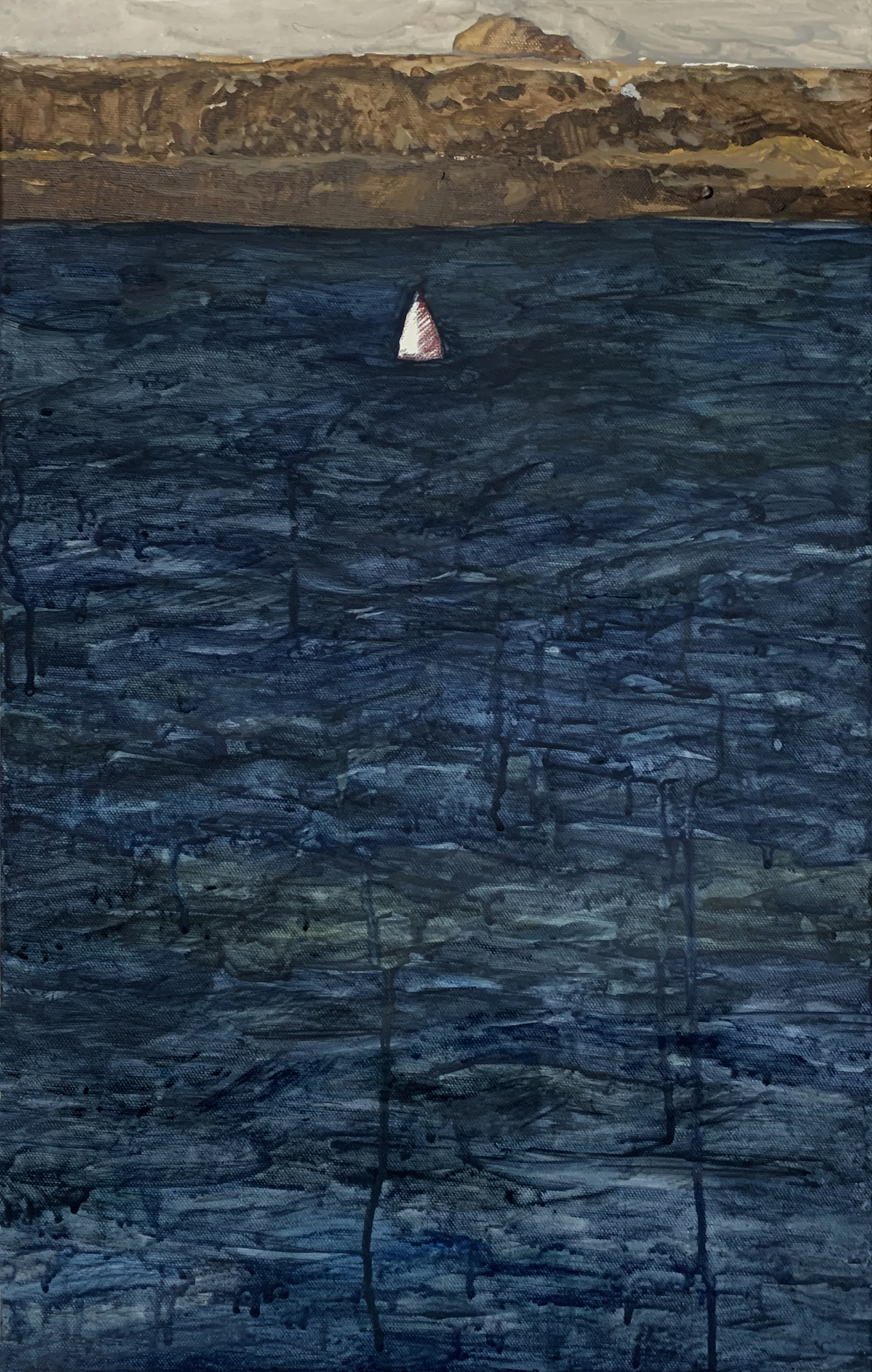 물 위 On top of the water_acrylic on canavas_53x33.4cm_2019