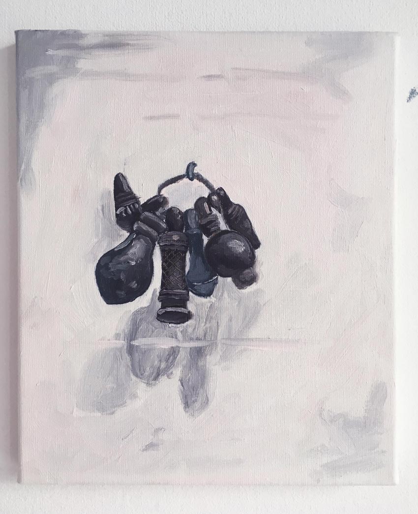 The Best Souvenir, Oil on canvas, 25 x 30 cm, 2017