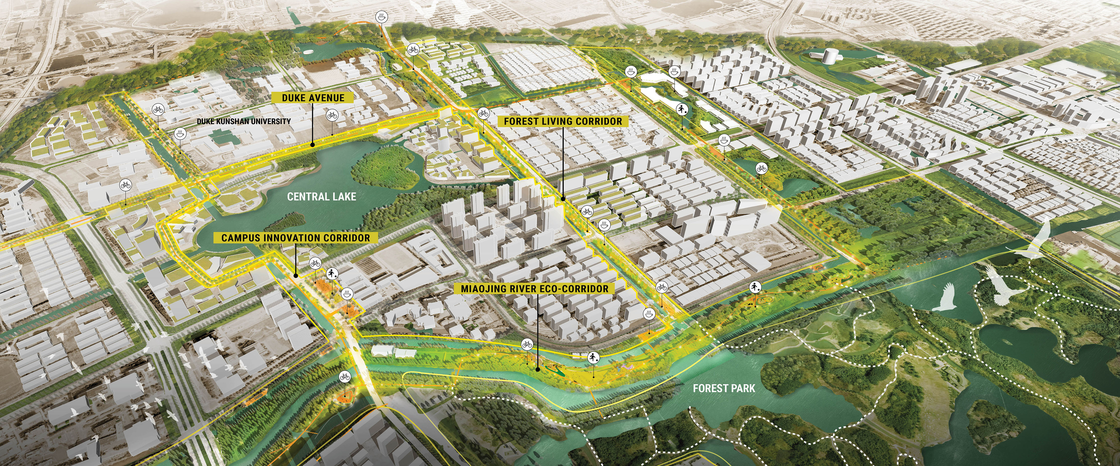 蓝色智谷: 一个创新的宜居水系