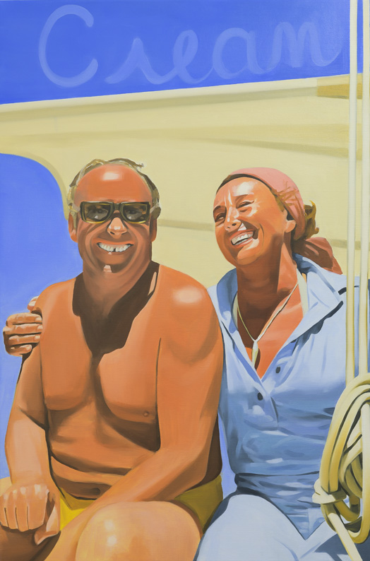 'Cream' 2018, Oil on Linen, 61 x 92 cm