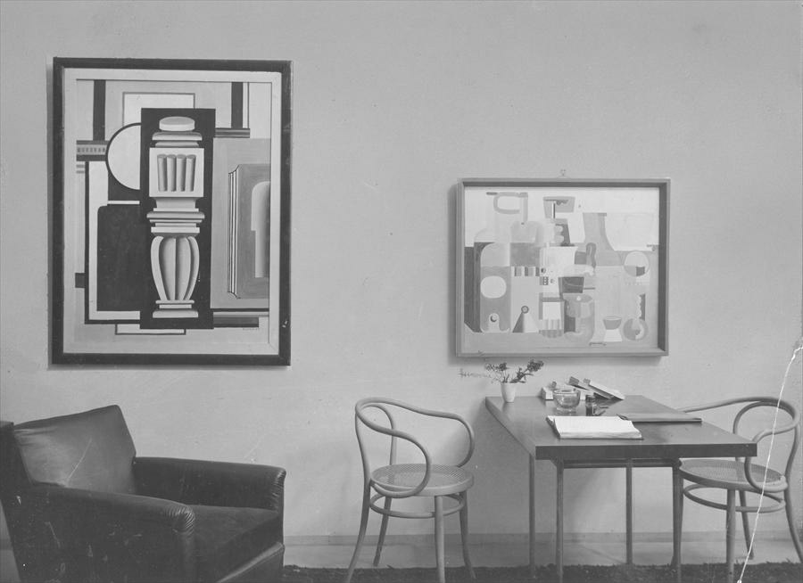 Marius Gravot, Vue interieur du Pavillon de l’Esprit Nouveau, 1924, Paris, France © Fondation Le Corbusier.