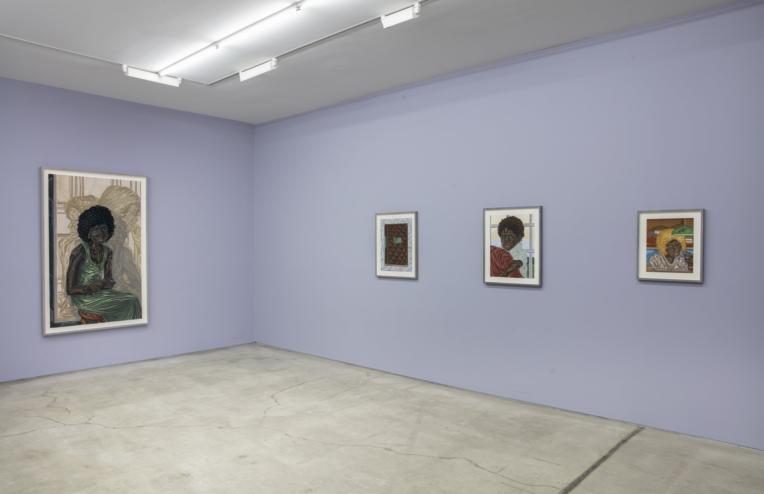 Toyin Ojih Odutola: When Legends Die, installation view at Jack Shainman Gallery, 6 September — 27 October 2018. (Photo Courtesy of Jack Shainman Gallery)