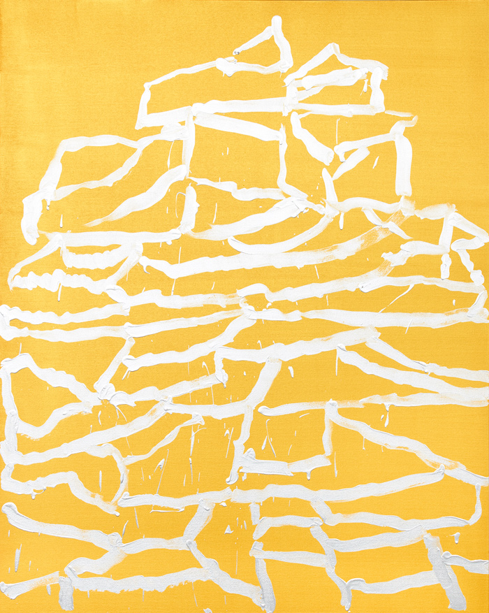 Mount Analogue #6, 2018, acrylic on canvas, 60 x 48 in