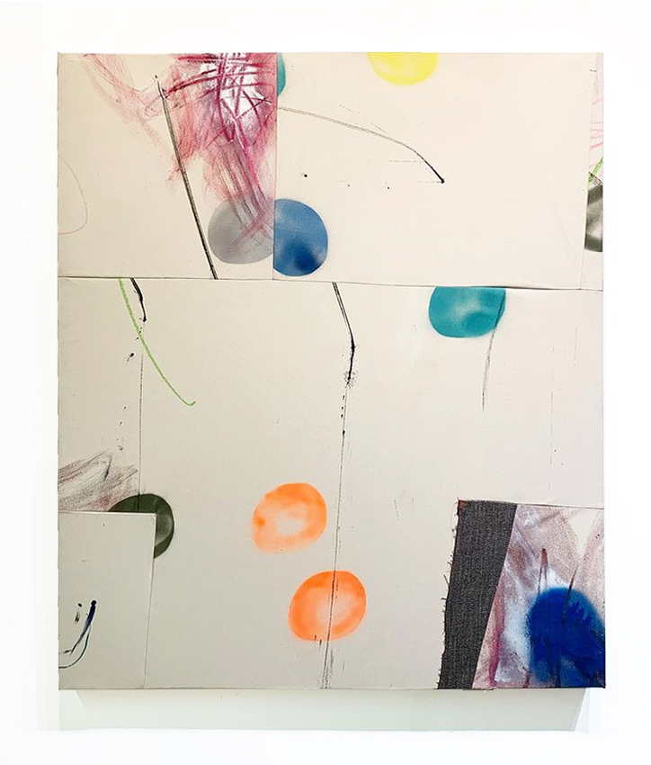 No Strings Attached, mixed media, 49" x 58", $3,000.00