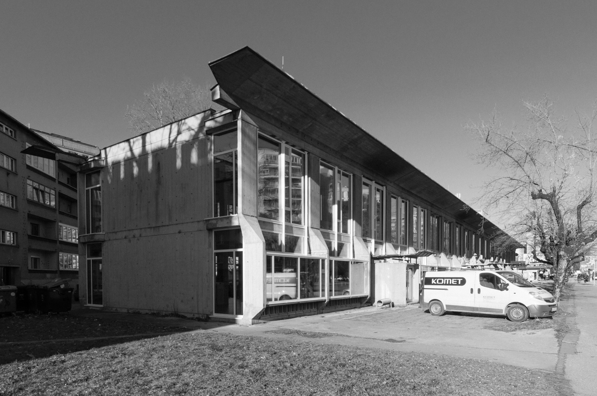 Trgovska hi&scaron;a v &Scaron;i&scaron;ki, Ljubljana / 1964, Milo&scaron; Bonča