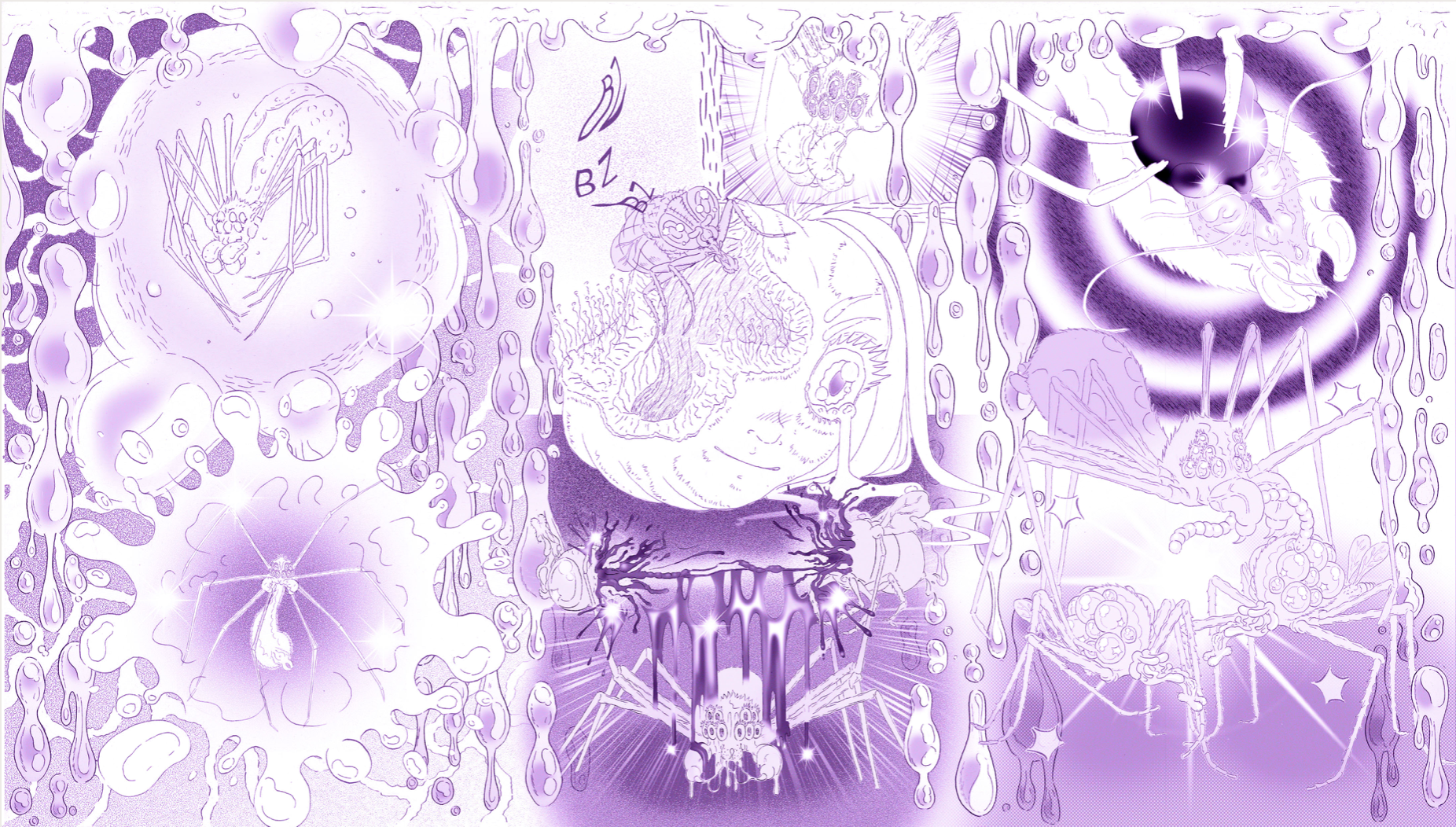 Find me on the threshold II - A5 foldable comic book - 2021
