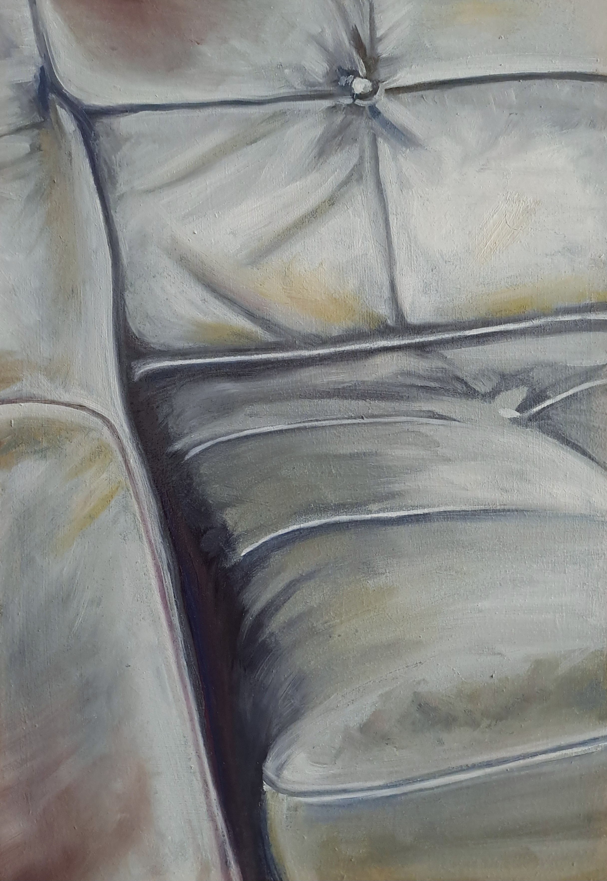 Sofa Detail, 202520 x 29, Öl auf MDF