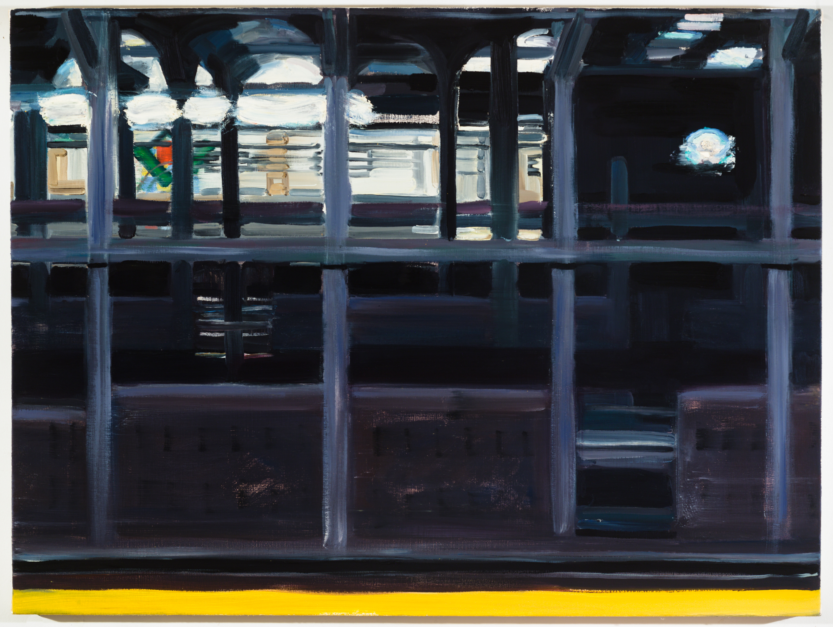 Layers, 2015, 30 x 40 in, Oil on canvas