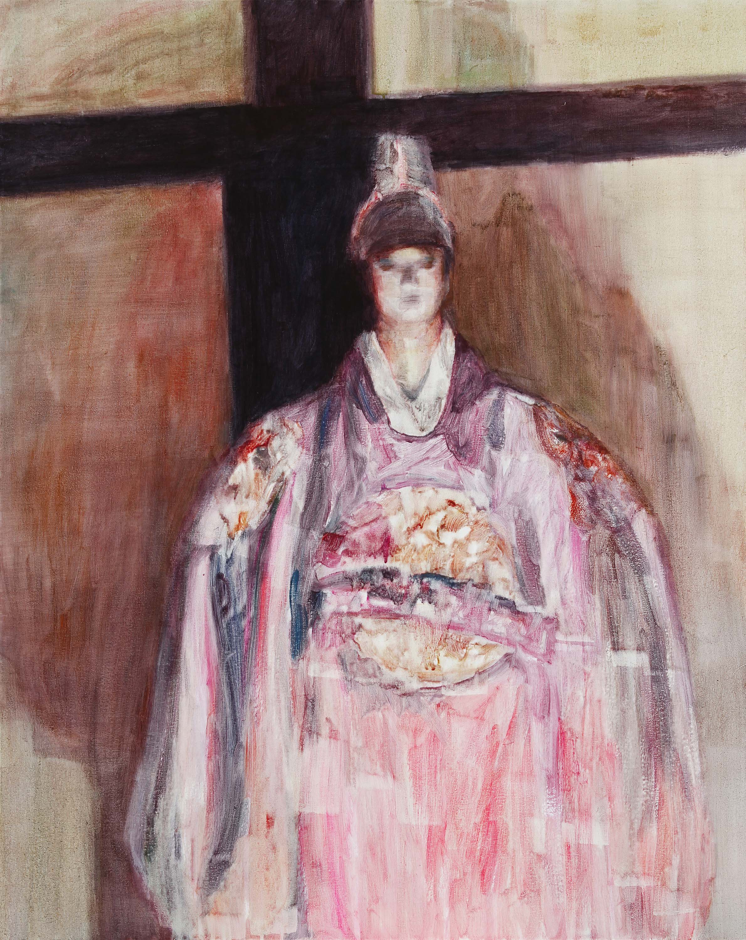 마마/2013/리넨에 유채/100x80cm